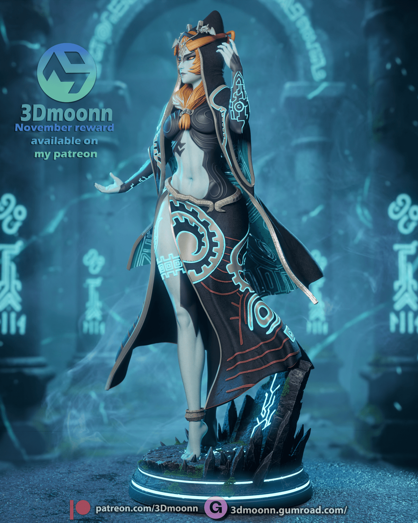 Midna - 3DMoonn - Dark Forge Arts