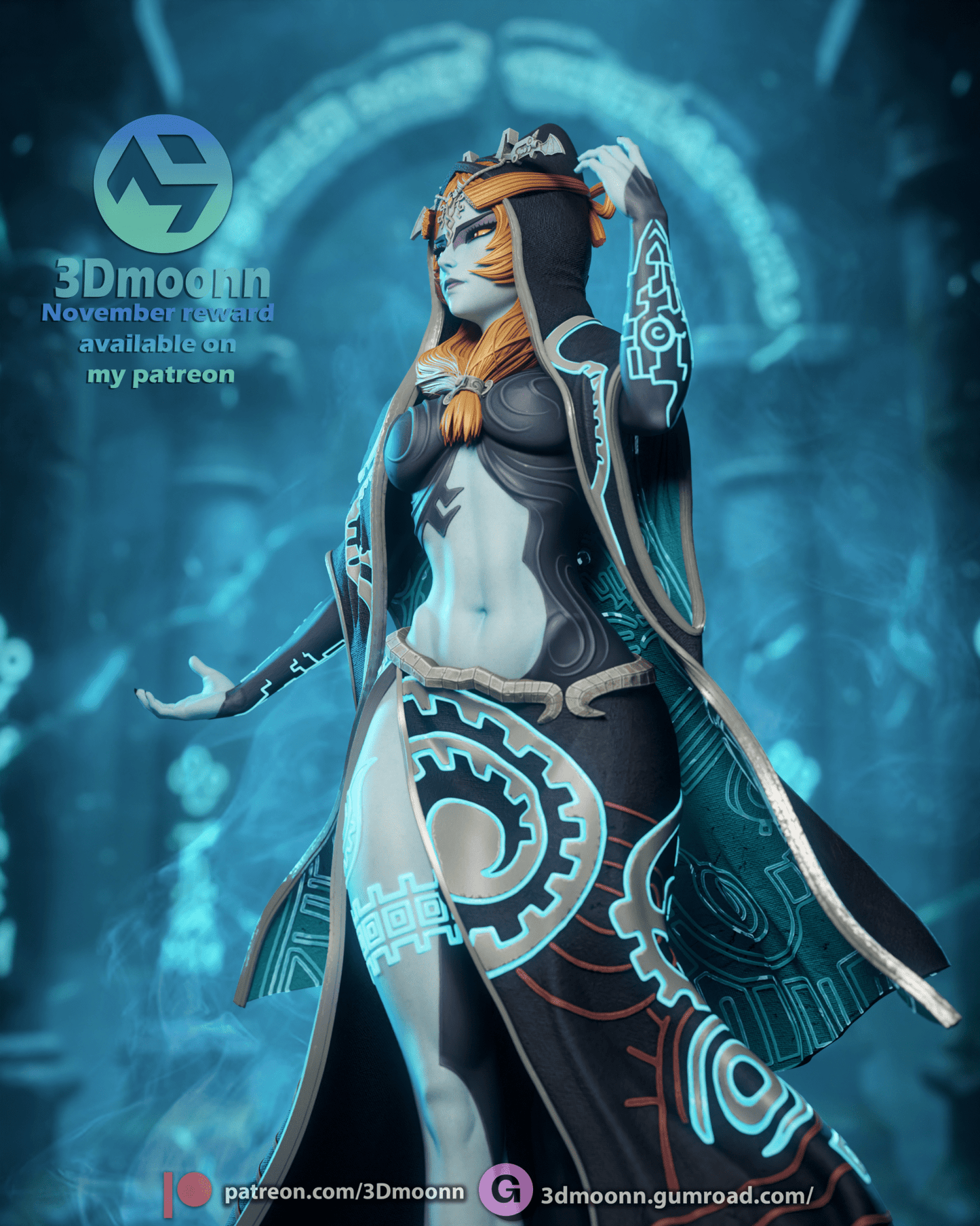 Midna - 3DMoonn - Dark Forge Arts
