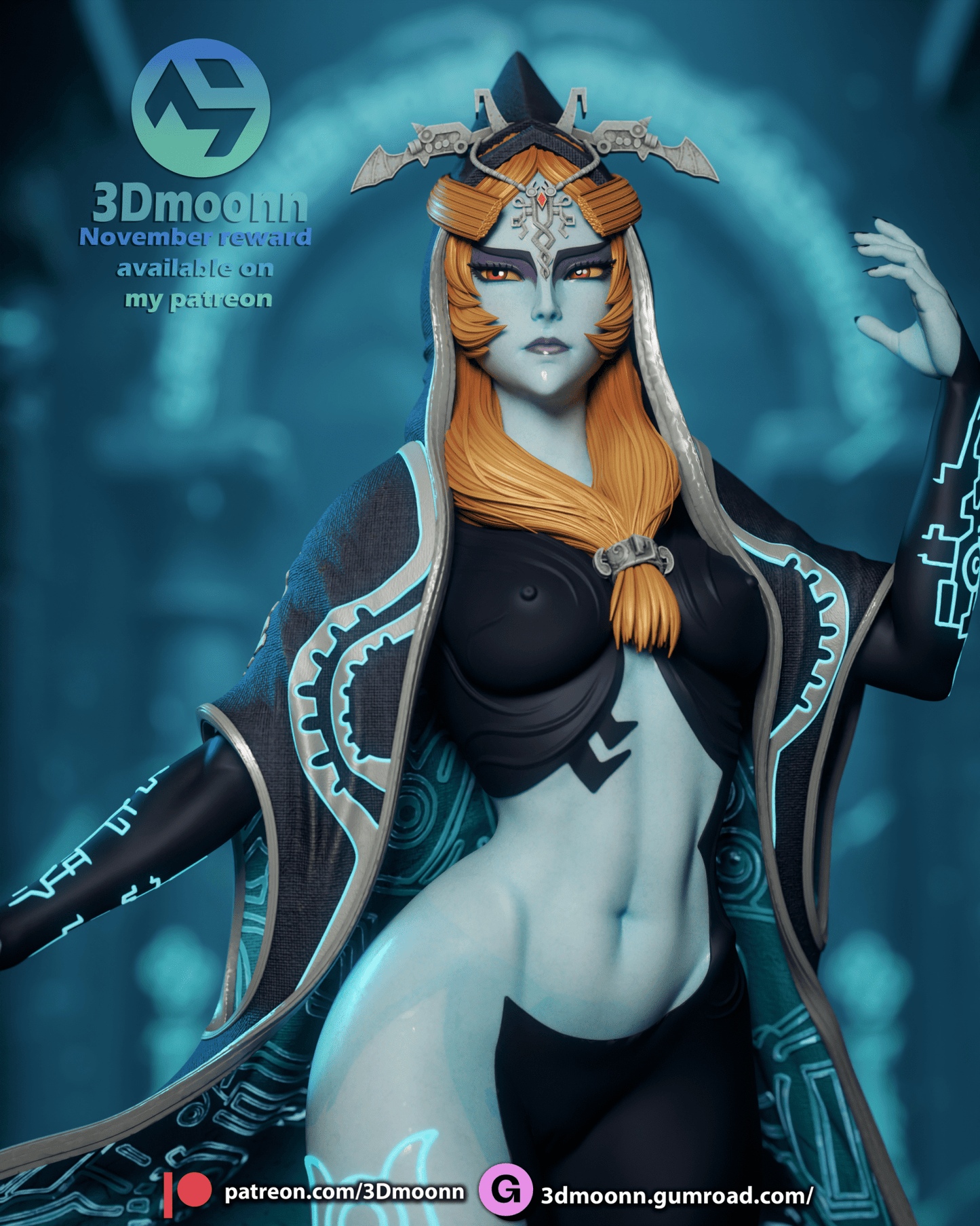 Midna - 3DMoonn - Dark Forge Arts