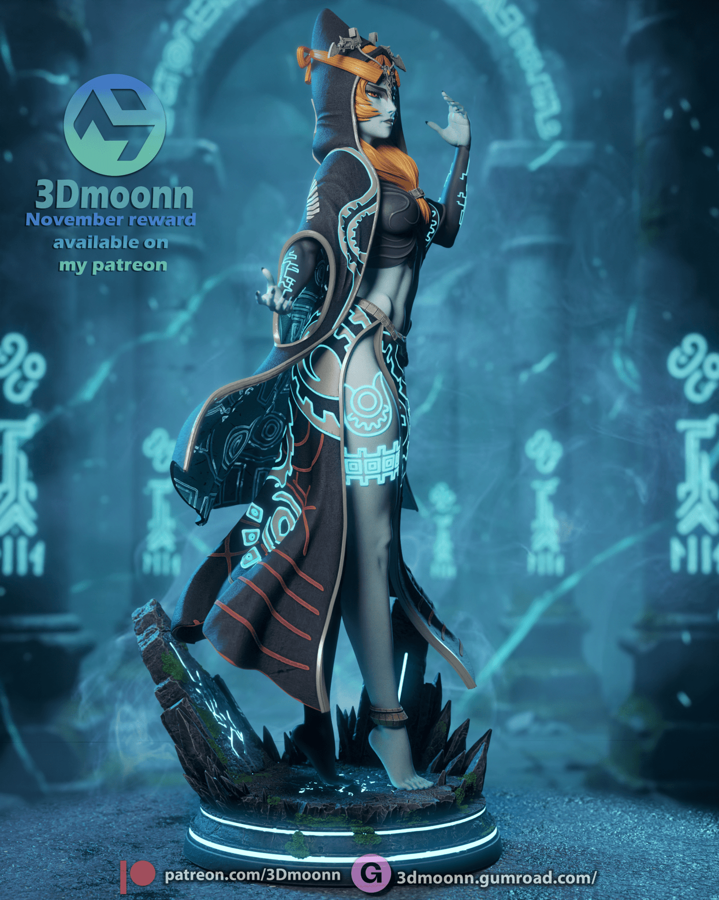 Midna - 3DMoonn - Dark Forge Arts