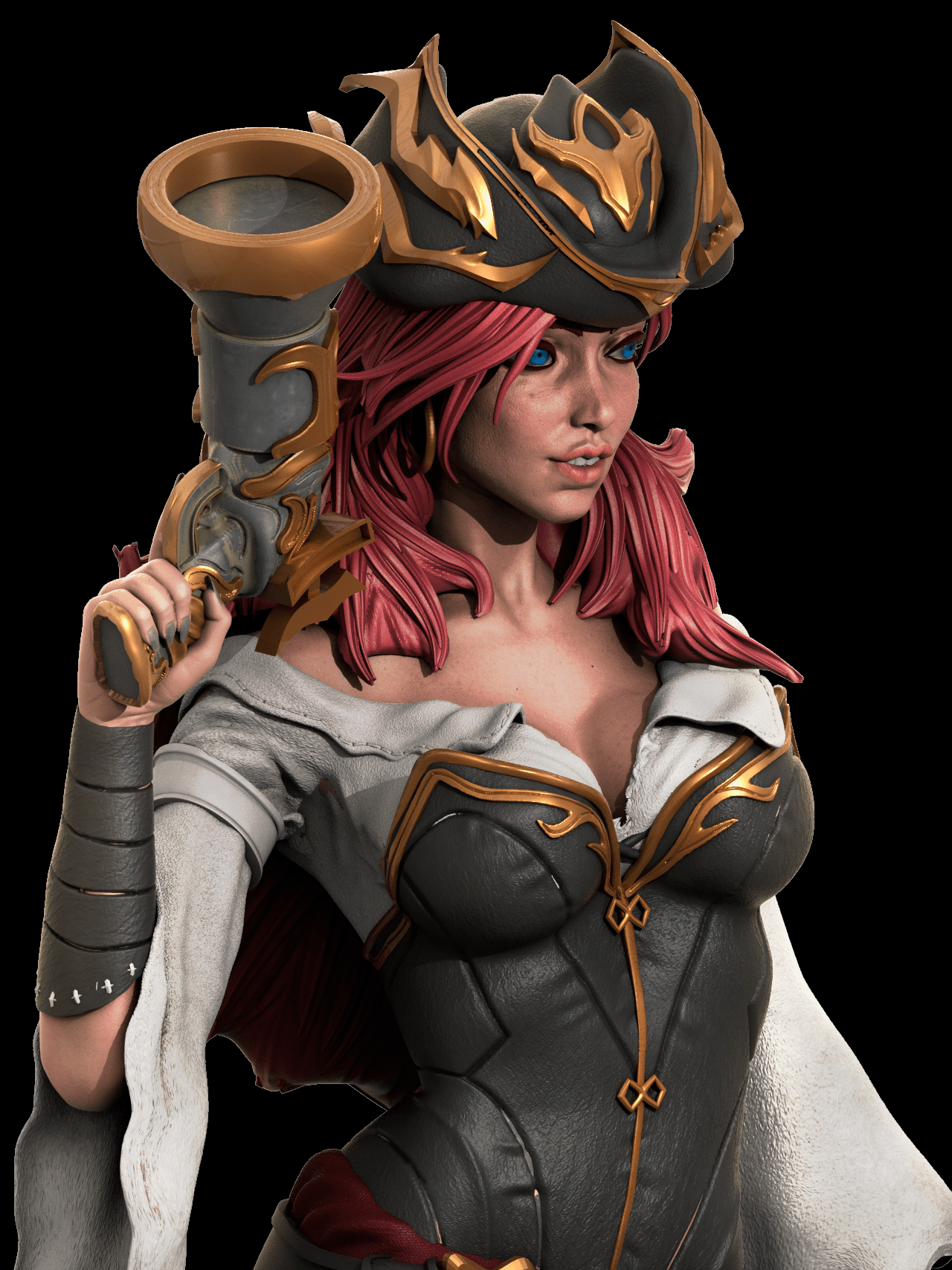 Miss Fortune - CA 3D Studios - Dark Forge Arts