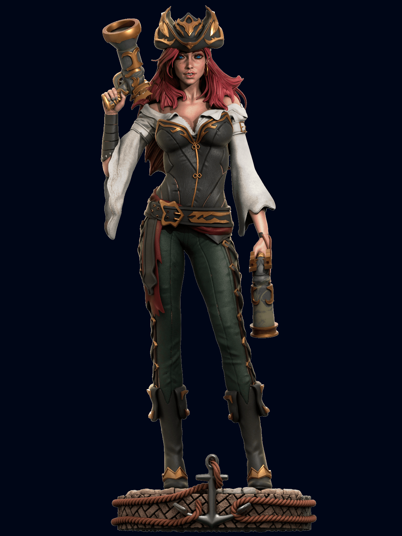 Miss Fortune - CA 3D Studios - Dark Forge Arts