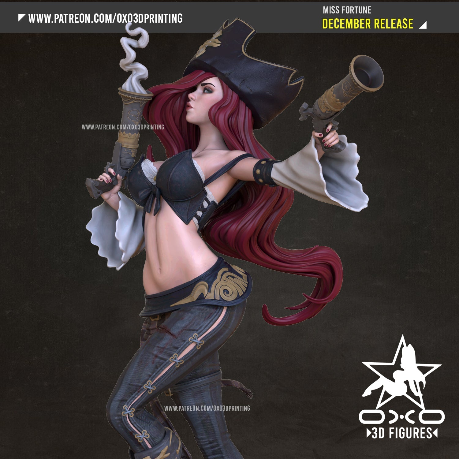 Miss Fortune - OXO3D - Dark Forge Arts