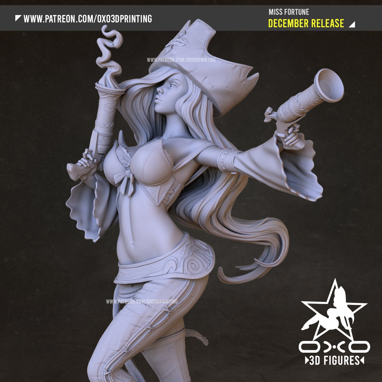 Miss Fortune - OXO3D - Dark Forge Arts
