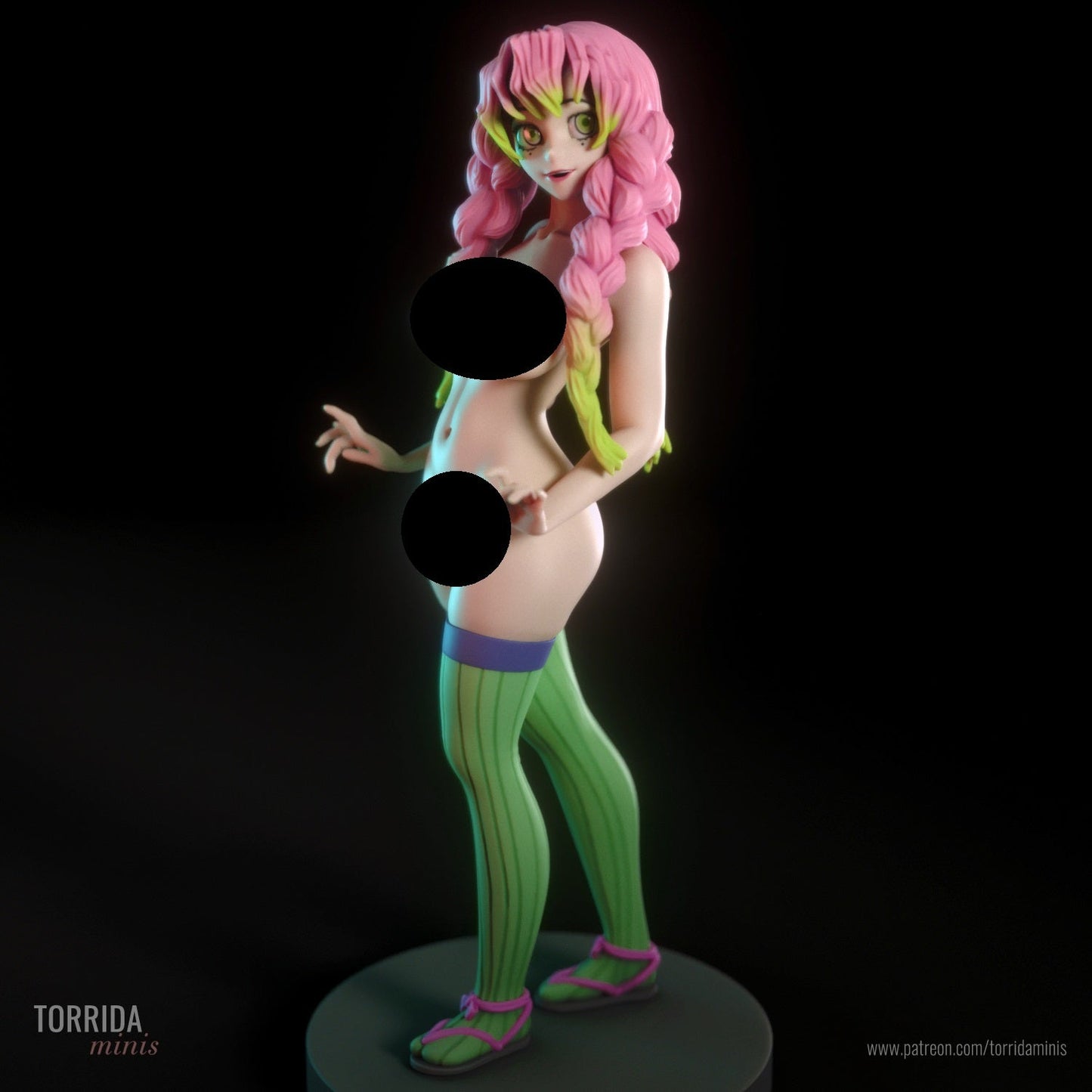 Mitsuri Kanroji - Torrida Minis - Dark Forge Arts