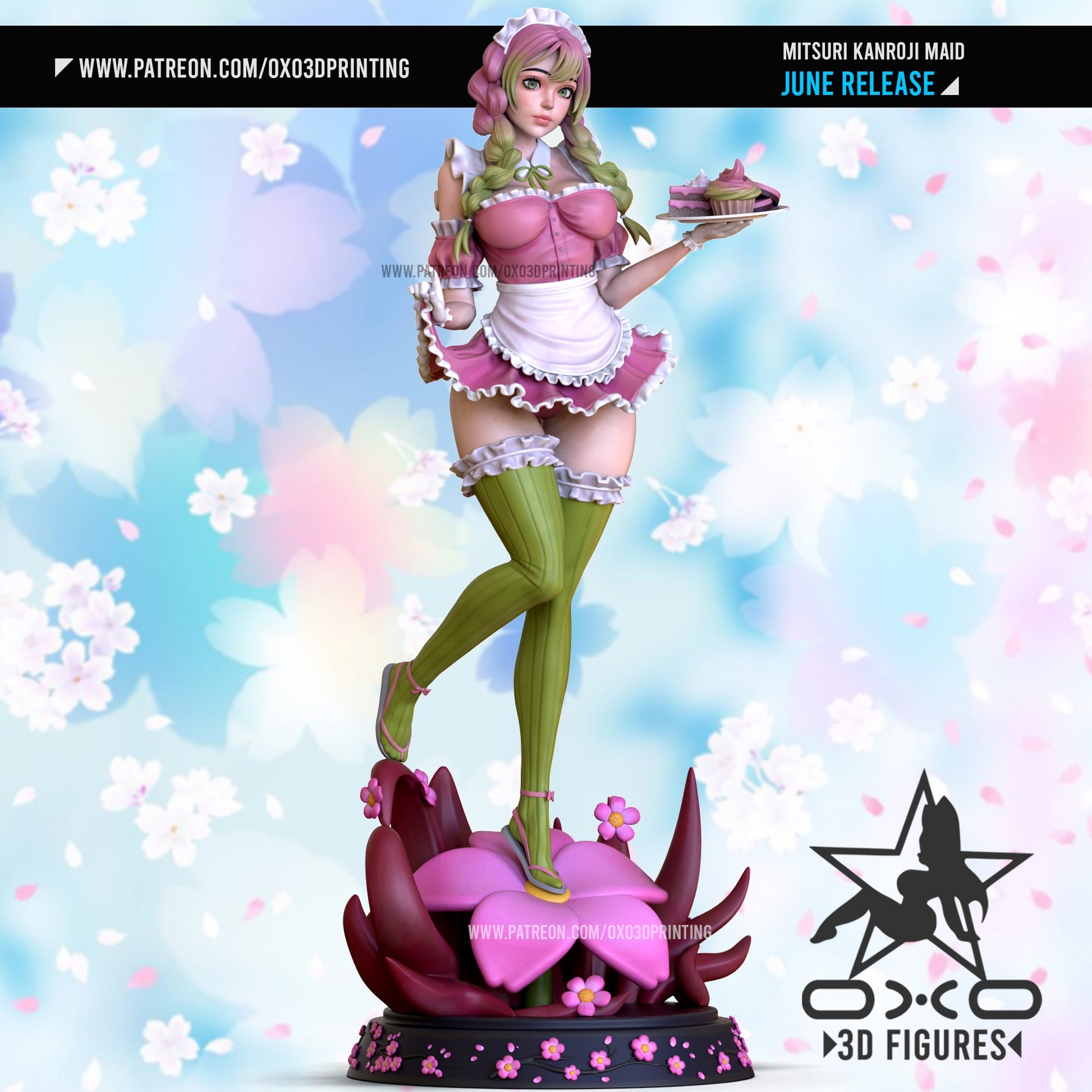 Mitsuri Maid - OXO3D - Dark Forge Arts