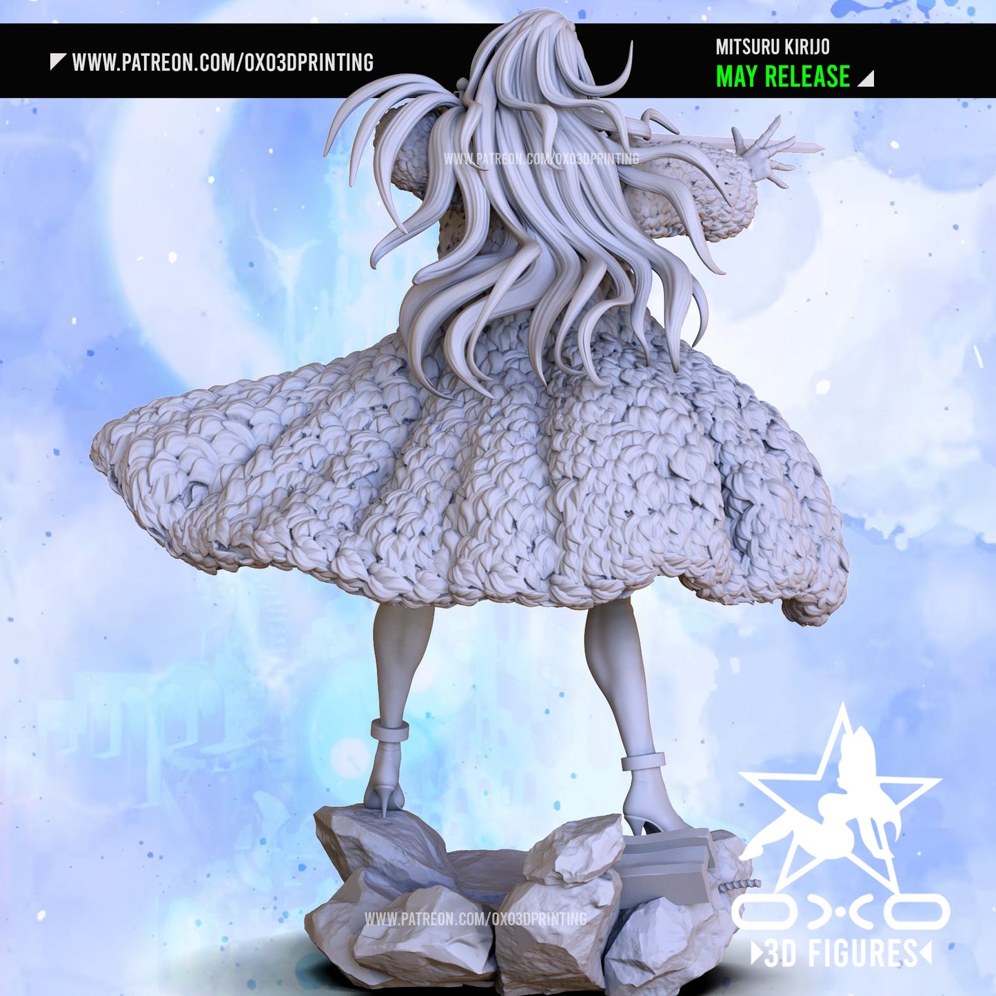 Mitsuru Kirijo - OXO3D - Dark Forge Arts