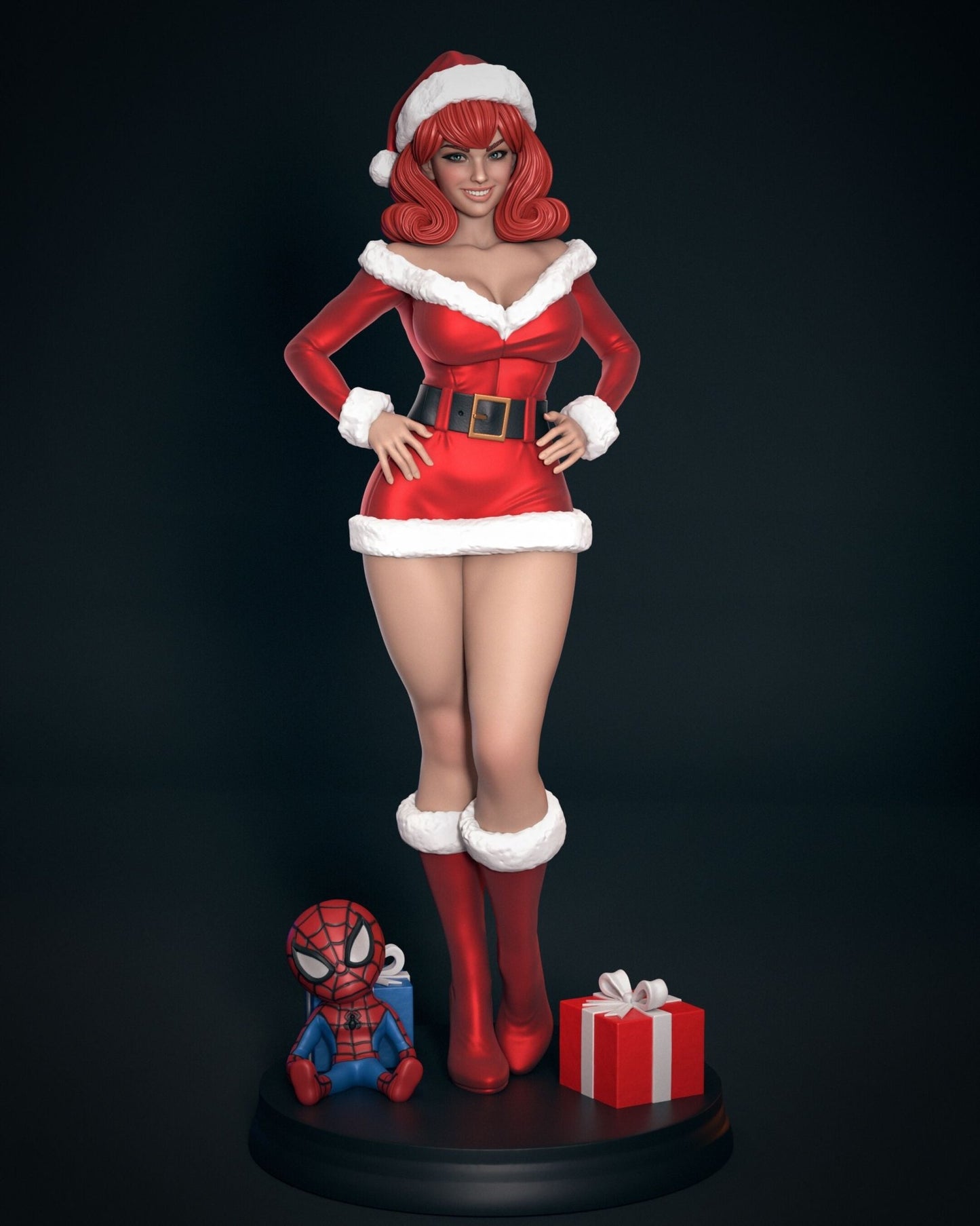 MJ Mrs Claus - Abe3D - Dark Forge Arts