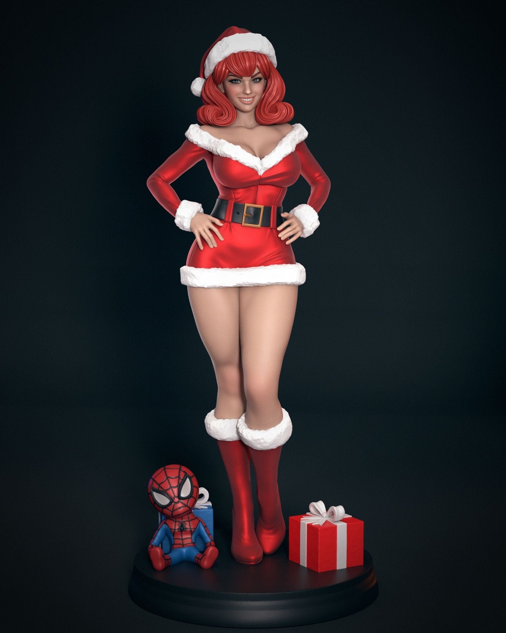 MJ Mrs Claus - Abe3D - Dark Forge Arts