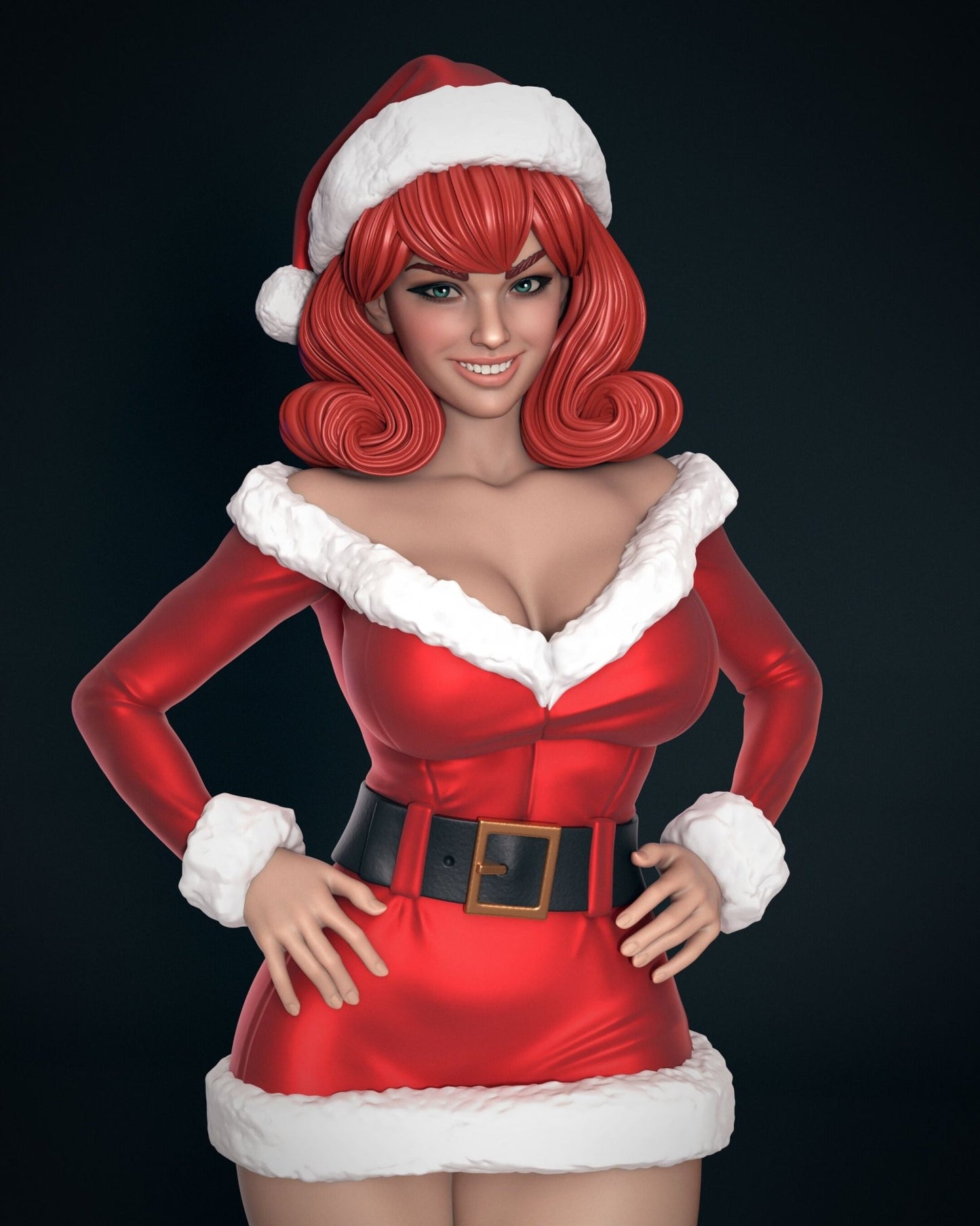 MJ Mrs Claus - Abe3D - Dark Forge Arts