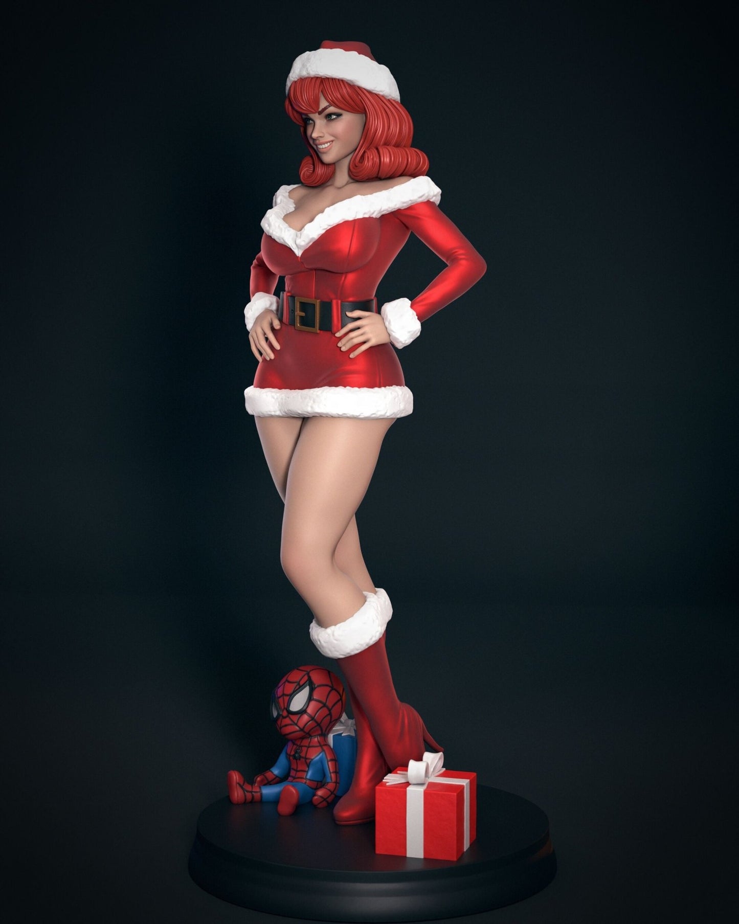 MJ Mrs Claus - Abe3D - Dark Forge Arts