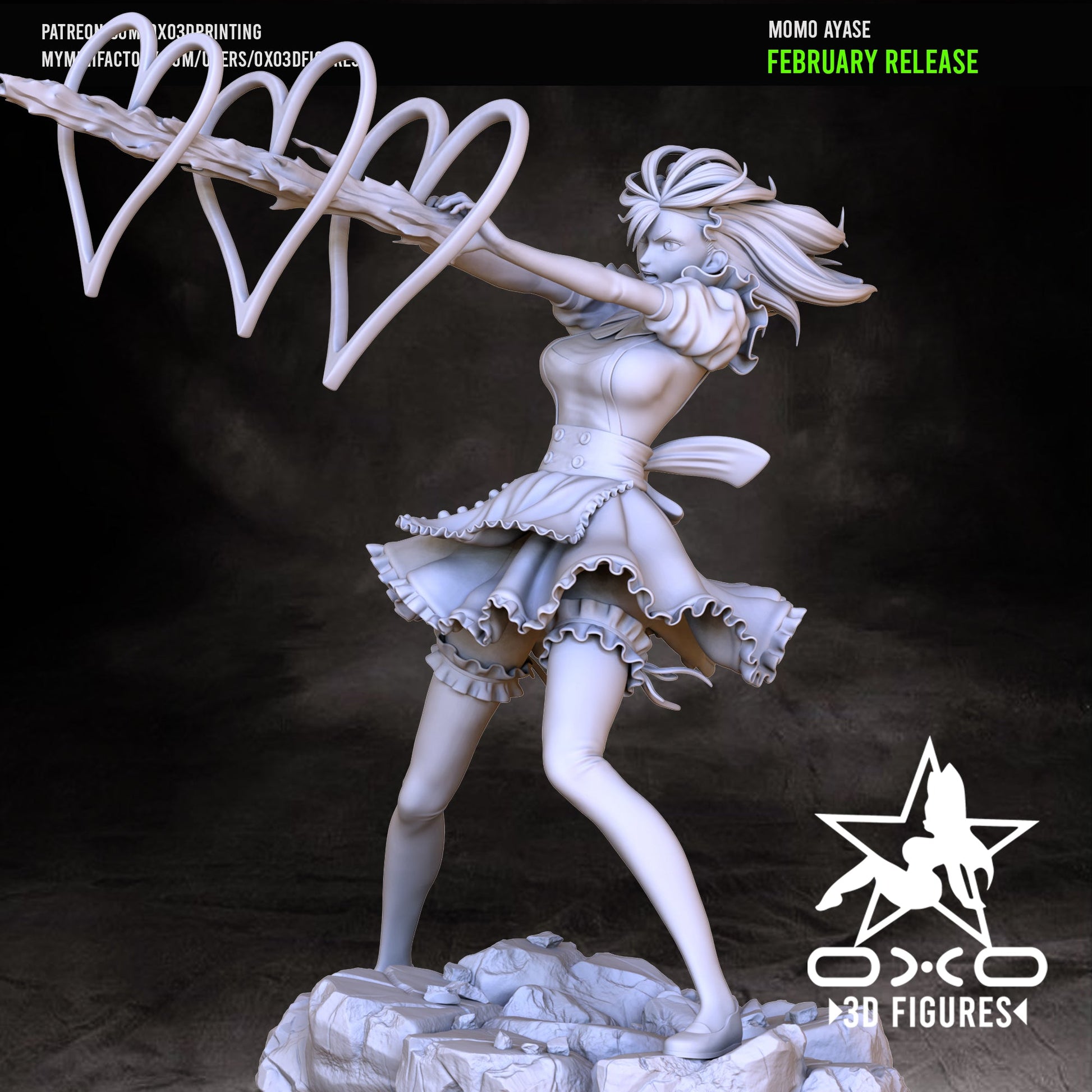 Momo Ayase - OXO3D - Dark Forge Arts