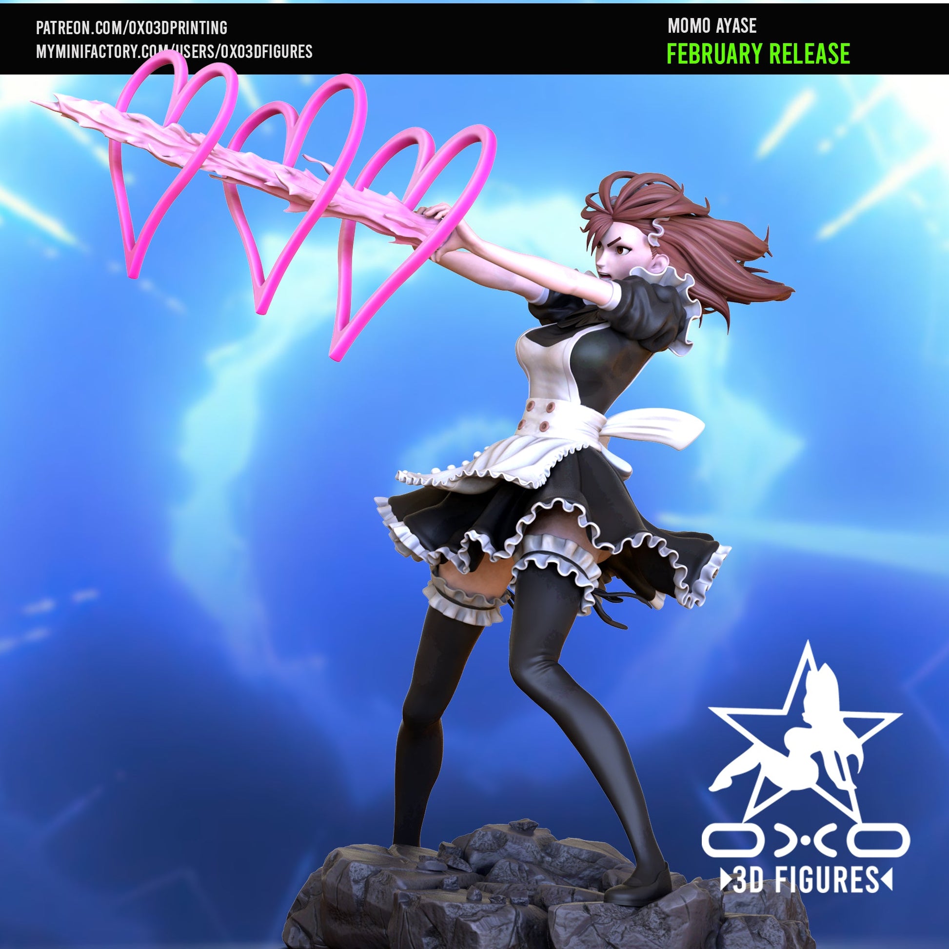 Momo Ayase - OXO3D - Dark Forge Arts