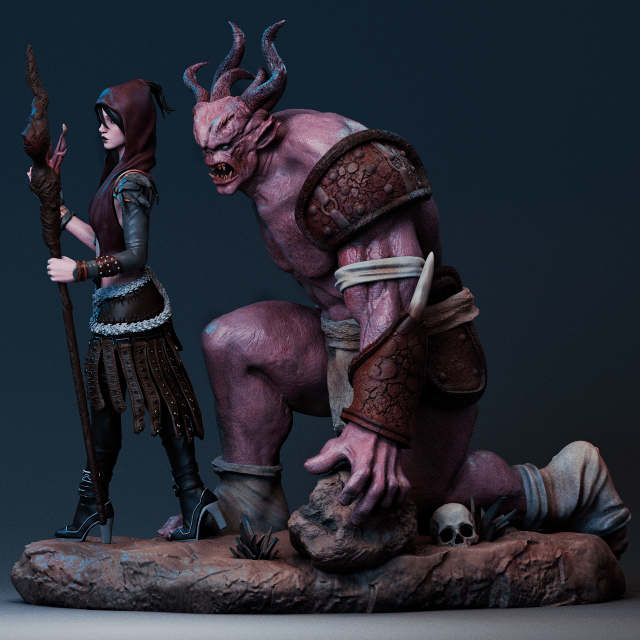 Morrigan Dragon Age - CA 3D Studios - Dark Forge Arts
