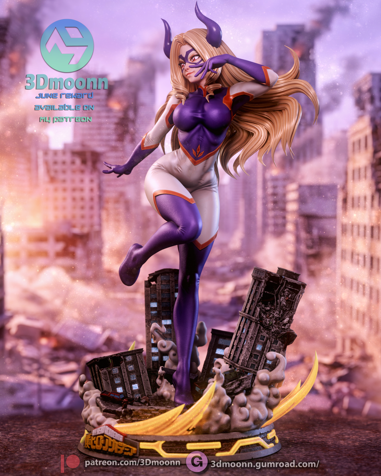 Mt. Lady - 3DMoonn - Dark Forge Arts
