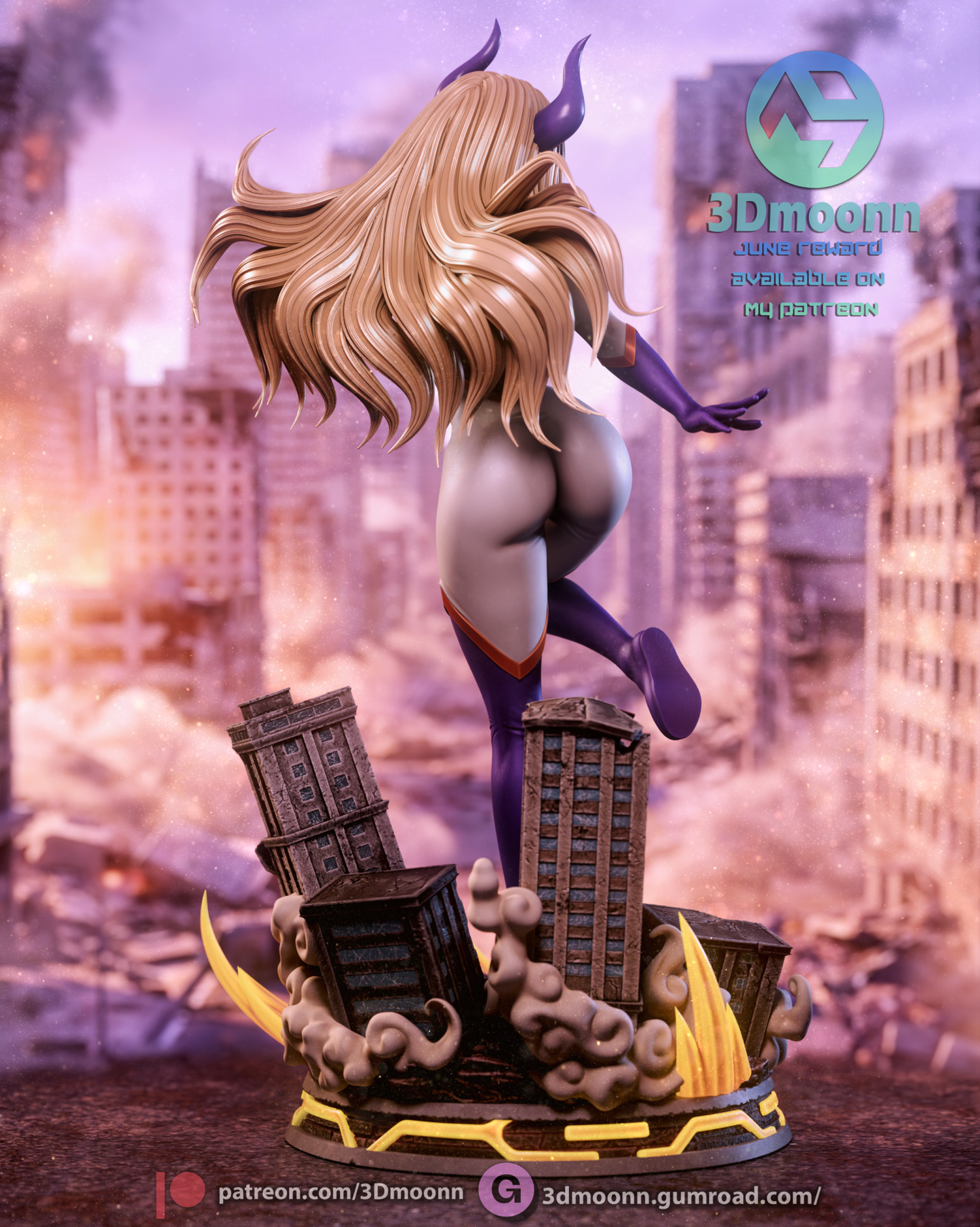 Mt. Lady - 3DMoonn - Dark Forge Arts