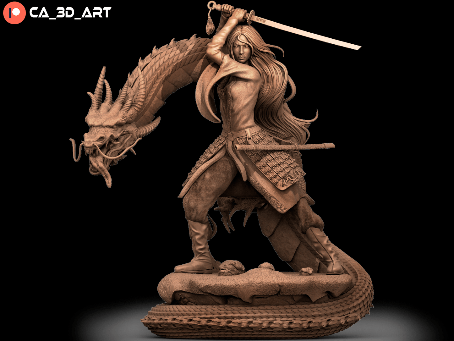 Mulan v2 - CA 3D Studios - Dark Forge Arts