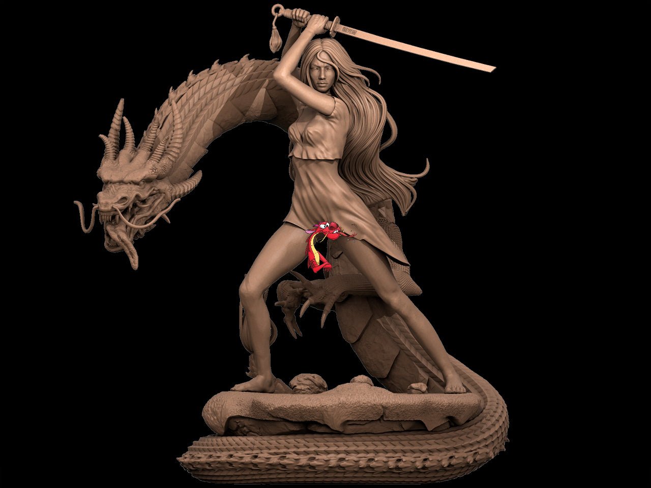 Mulan v2 - CA 3D Studios - Dark Forge Arts