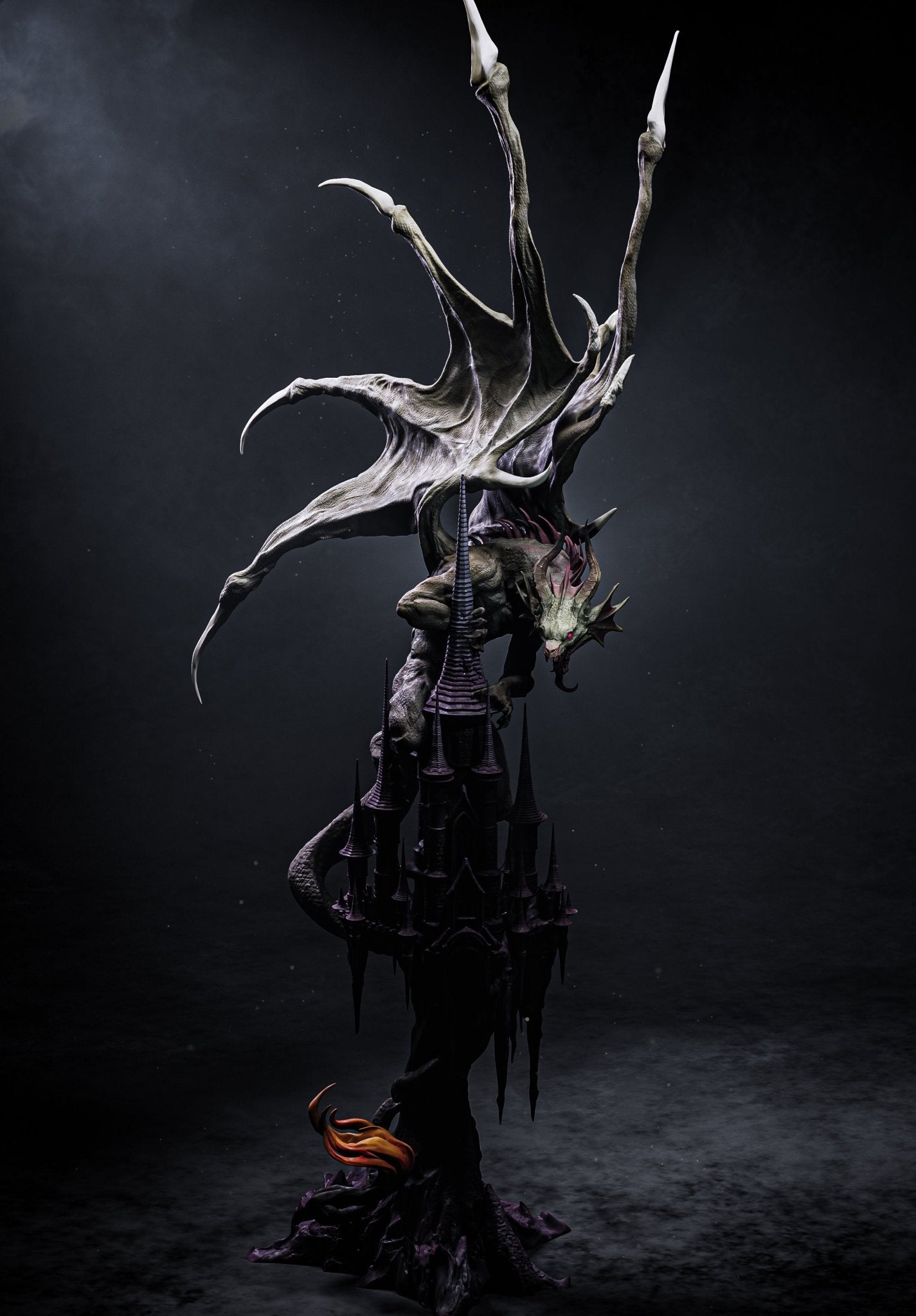 Mysterious Dragon - CA 3D Studios - Dark Forge Arts