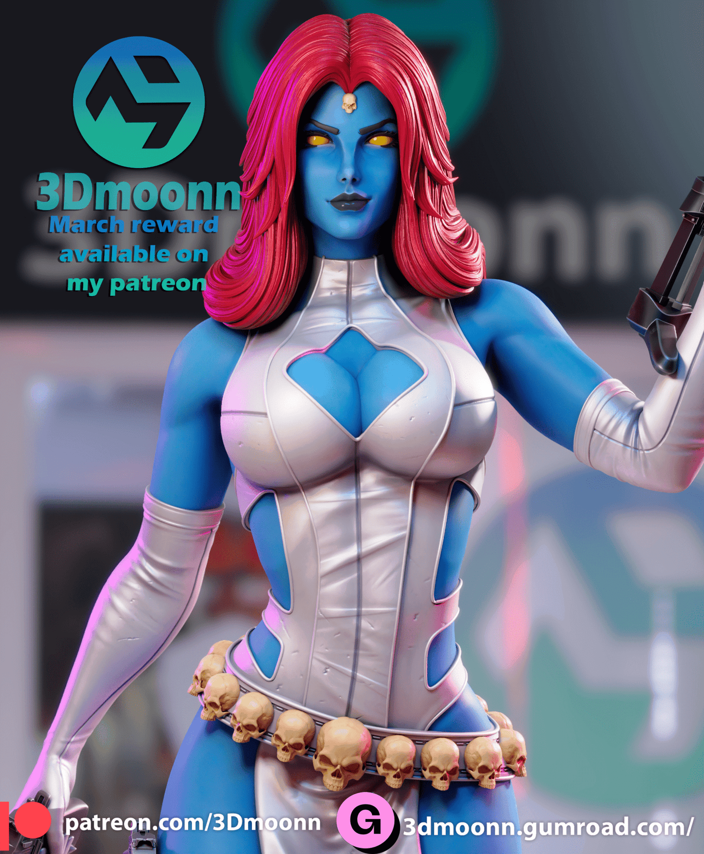 Mystique - 3DMoonn - Dark Forge Arts