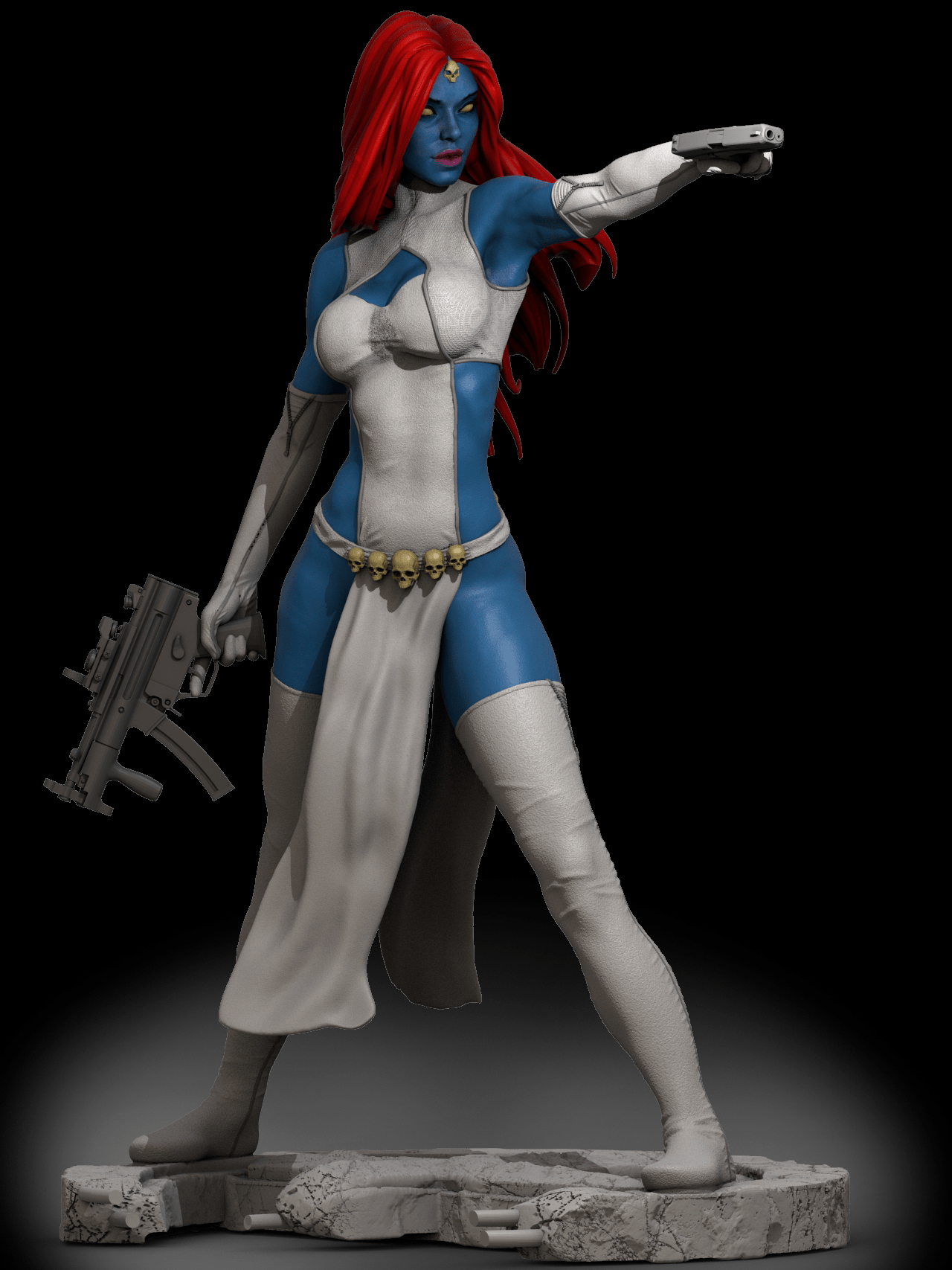 Mystique - CA 3D Studios - Dark Forge Arts