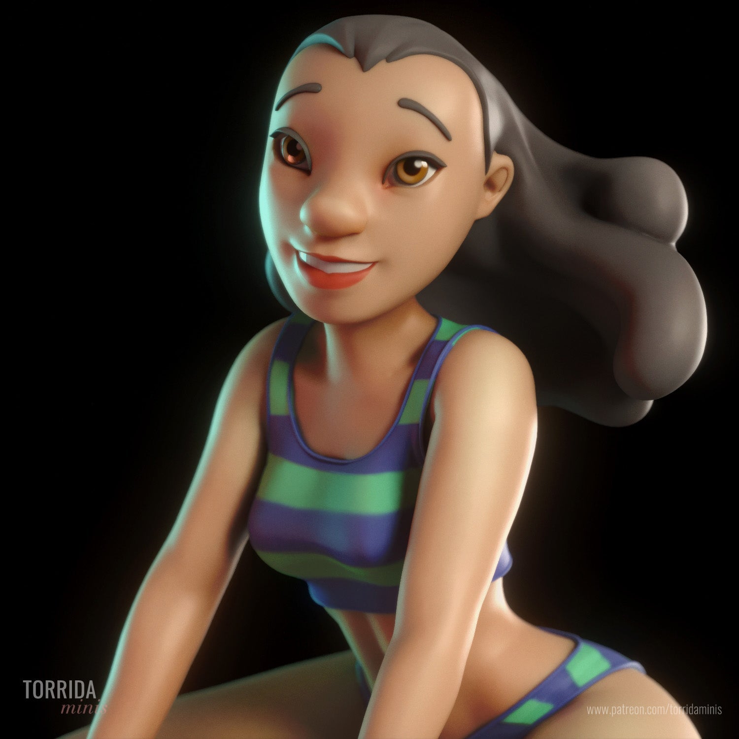 Nani Pelekai - Torrida Minis - Dark Forge Arts