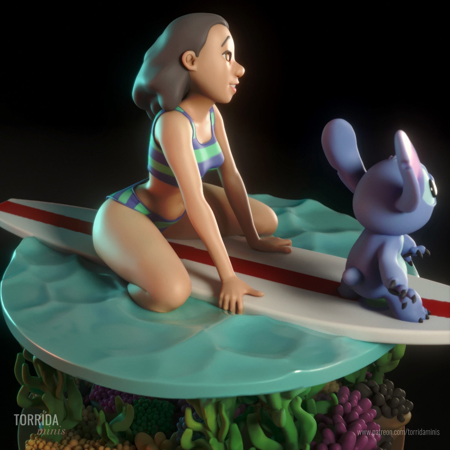 Nani Pelekai - Torrida Minis - Dark Forge Arts