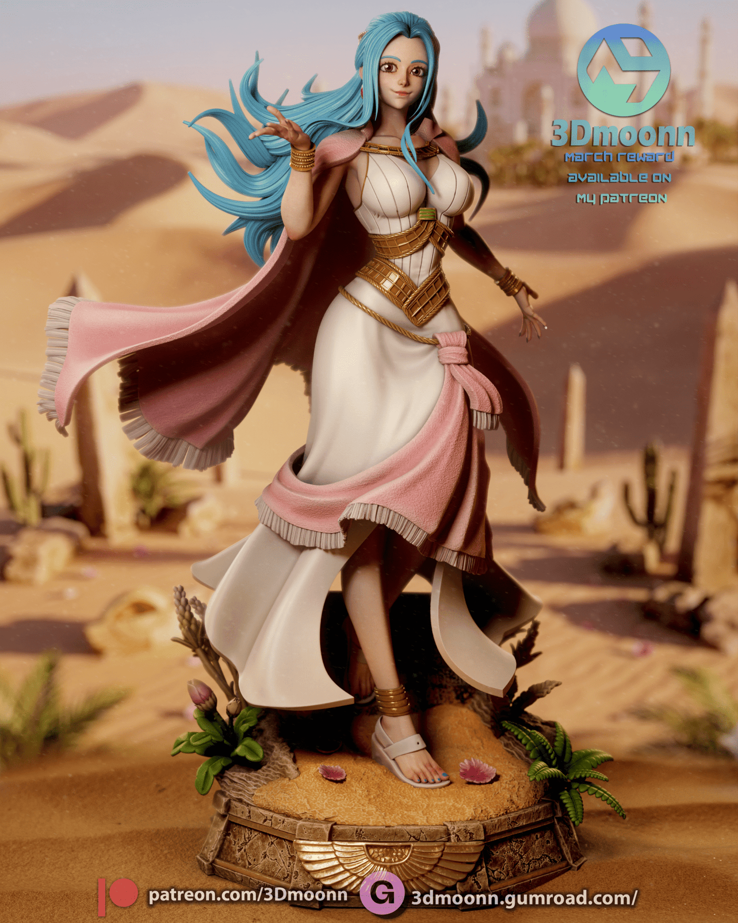 Nefertari Vivi - 3DMoonn - Dark Forge Arts