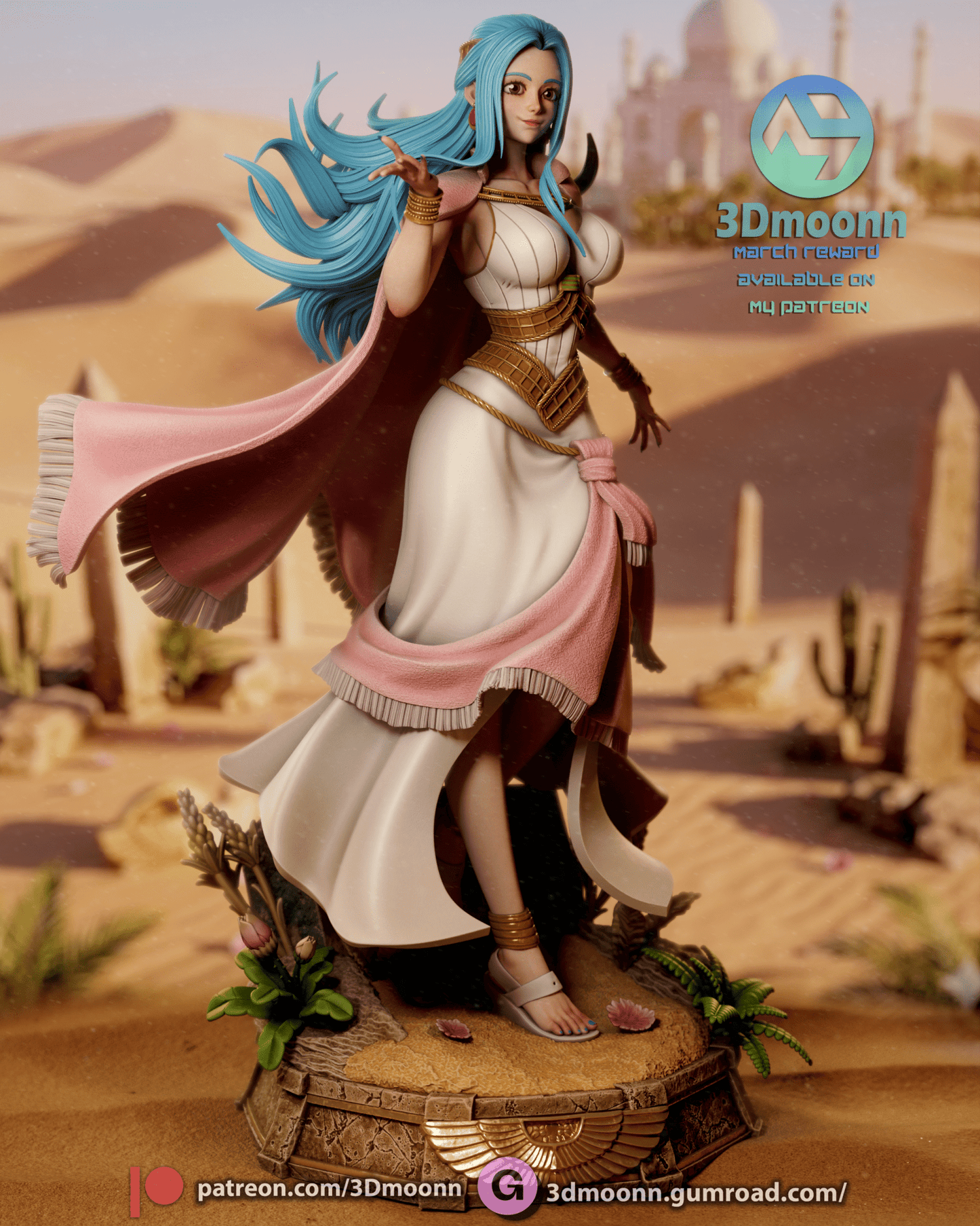 Nefertari Vivi - 3DMoonn - Dark Forge Arts