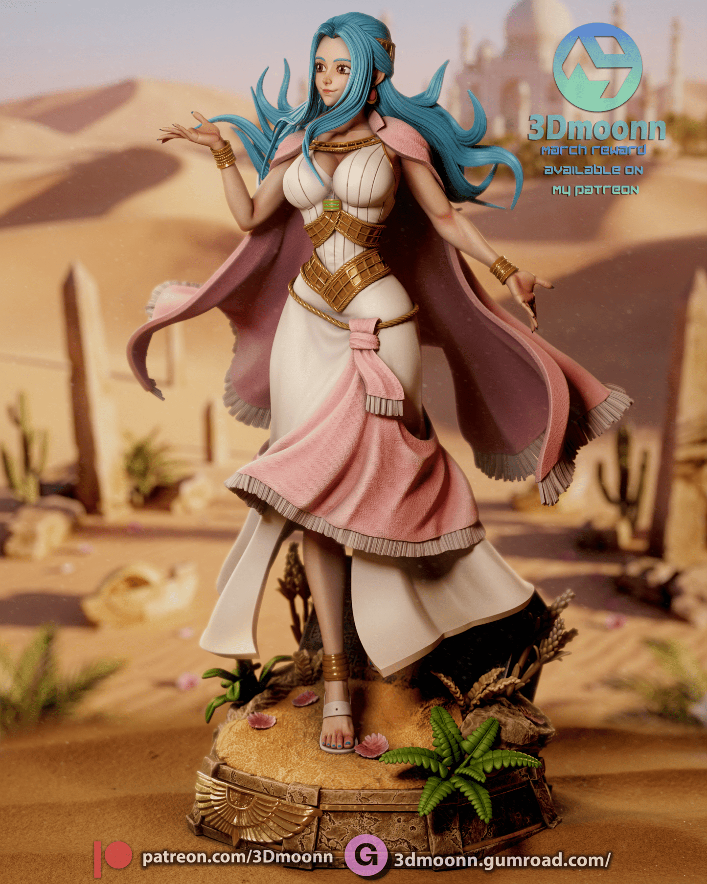Nefertari Vivi - 3DMoonn - Dark Forge Arts