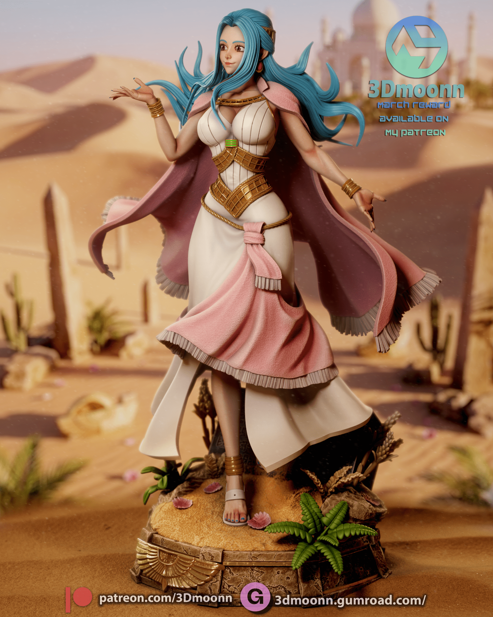 Nefertari Vivi - 3DMoonn - Dark Forge Arts