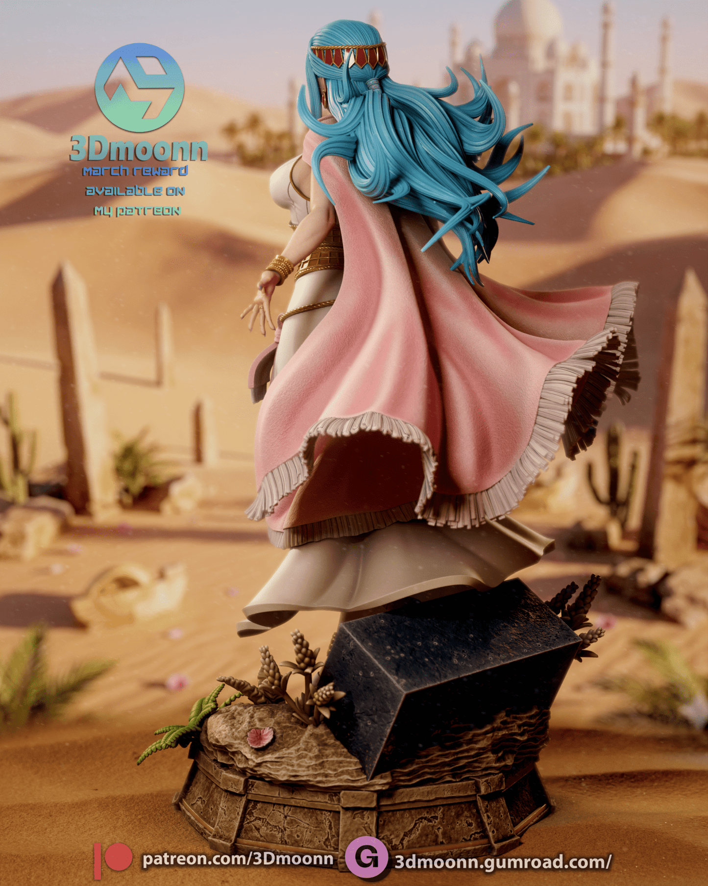 Nefertari Vivi - 3DMoonn - Dark Forge Arts