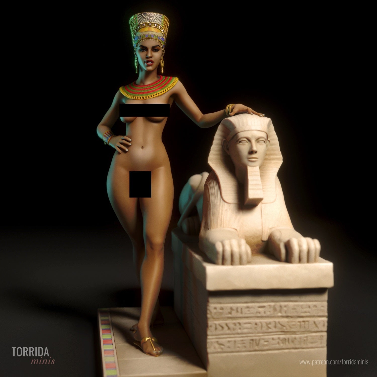 Nefertiti - Torrida Minis - Dark Forge Arts