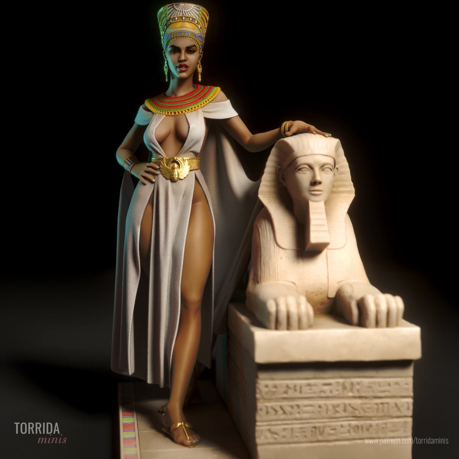 Nefertiti - Torrida Minis - Dark Forge Arts