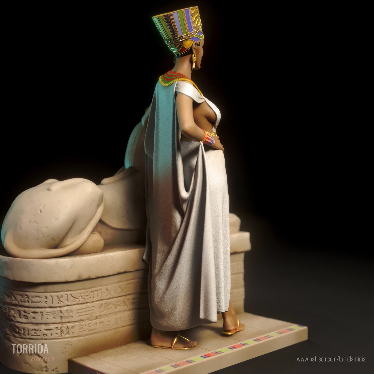 Nefertiti - Torrida Minis - Dark Forge Arts