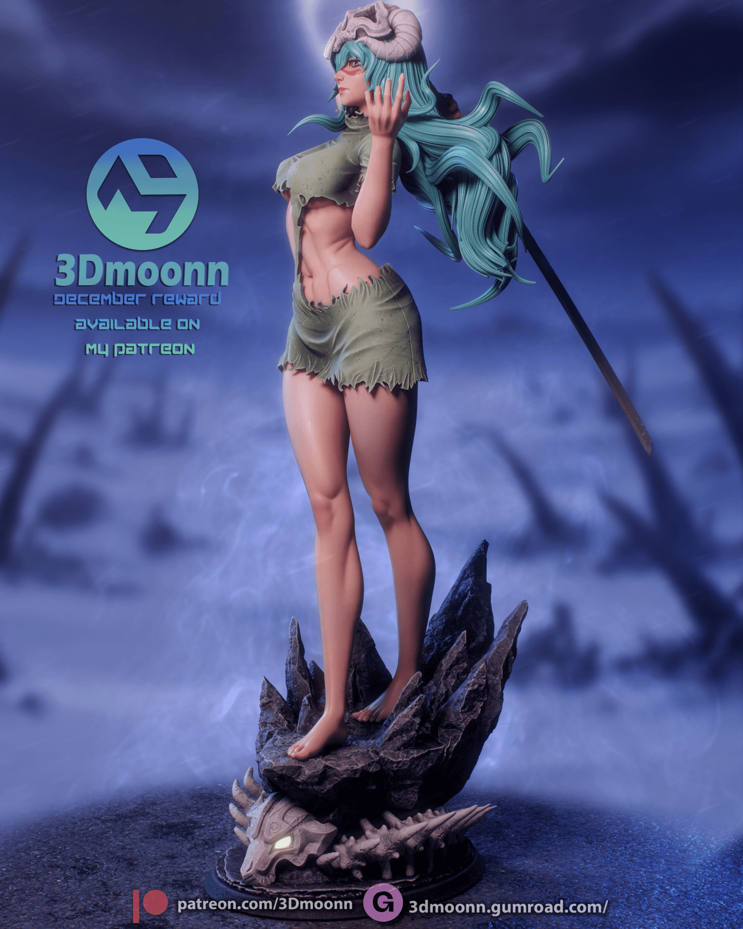 Nellien Tu - 3DMoonn - Dark Forge Arts