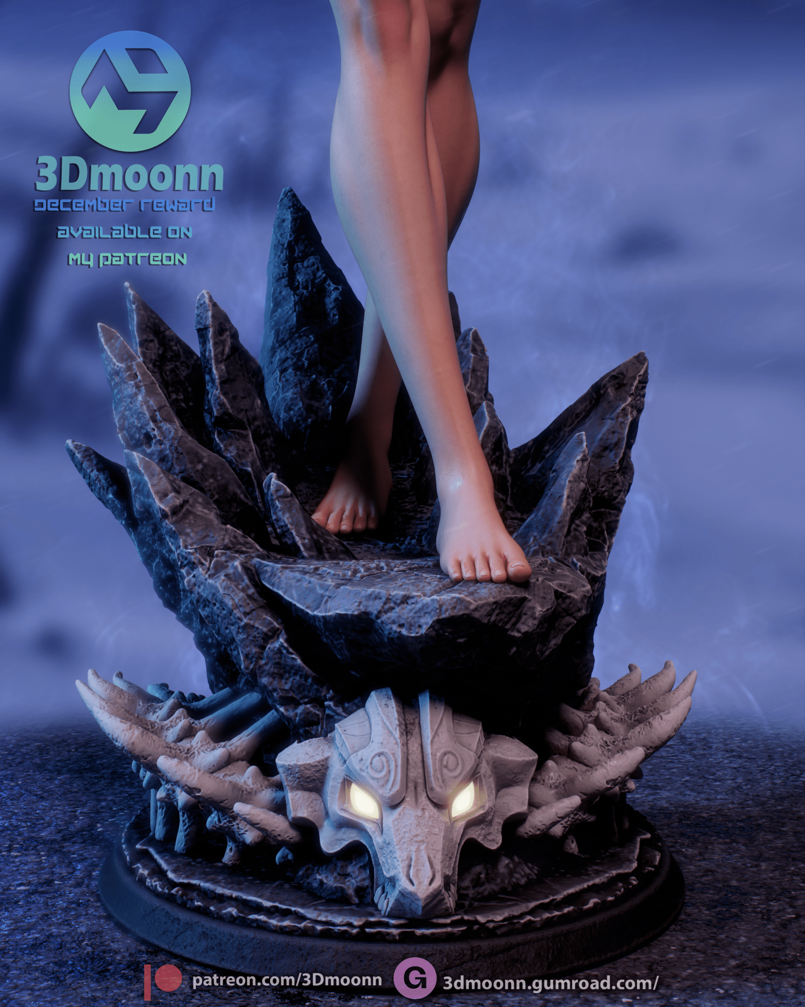 Nellien Tu - 3DMoonn - Dark Forge Arts