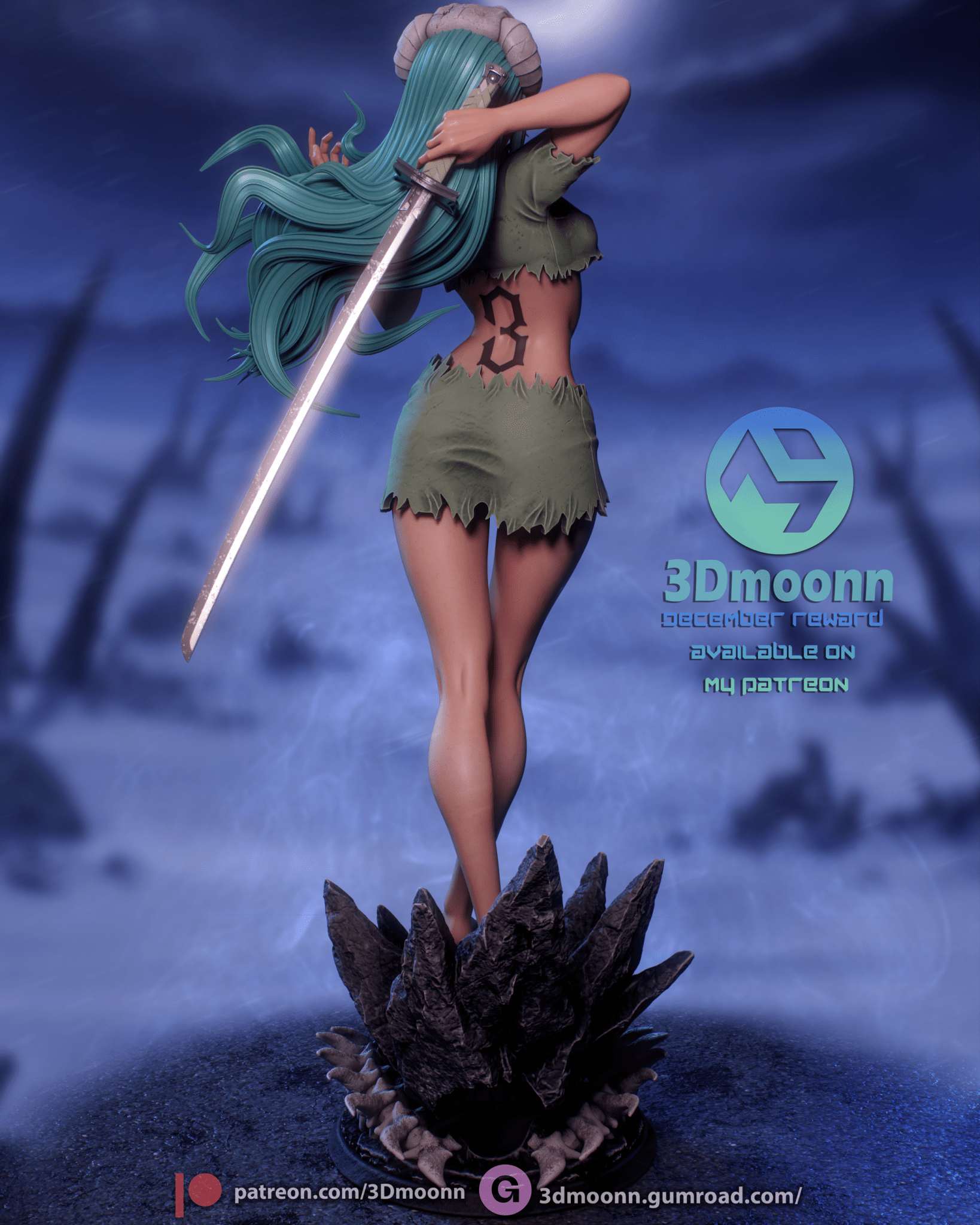 Nellien Tu - 3DMoonn - Dark Forge Arts
