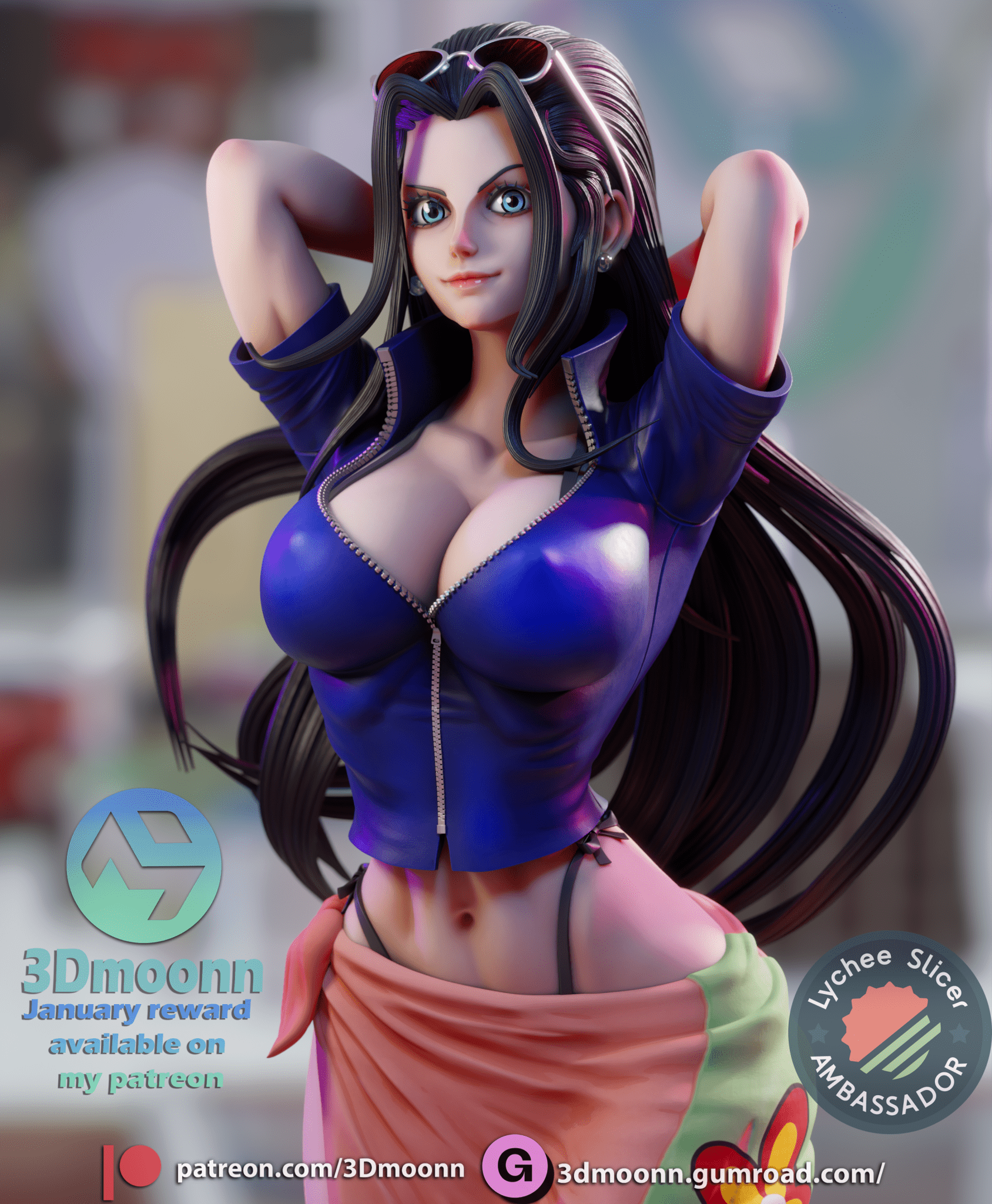Nico Robin - 3DMoonn - Dark Forge Arts