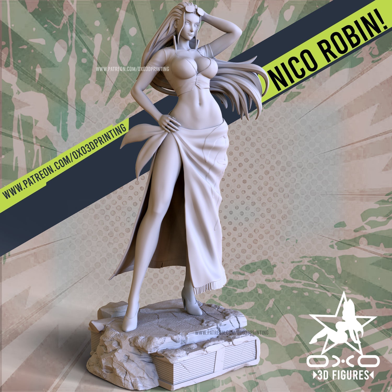 Nico Robin - OXO3D - Dark Forge Arts