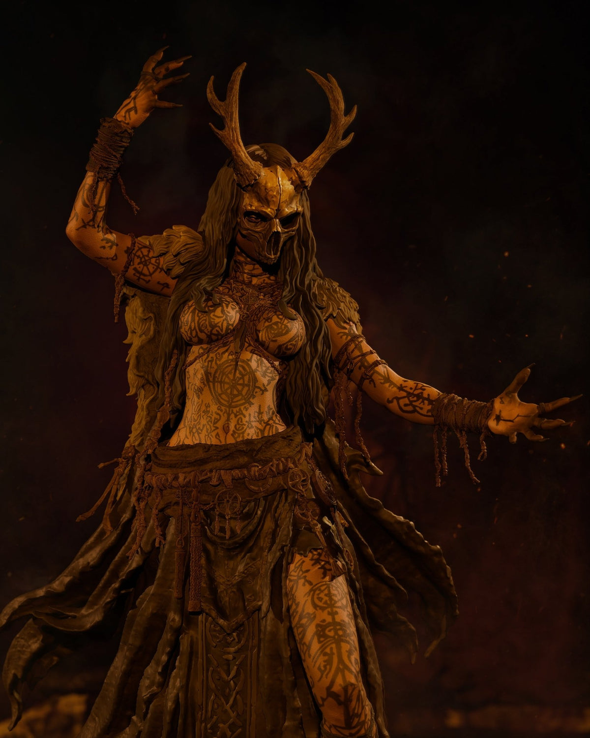 Norse Witch - CA 3D Studios - Dark Forge Arts