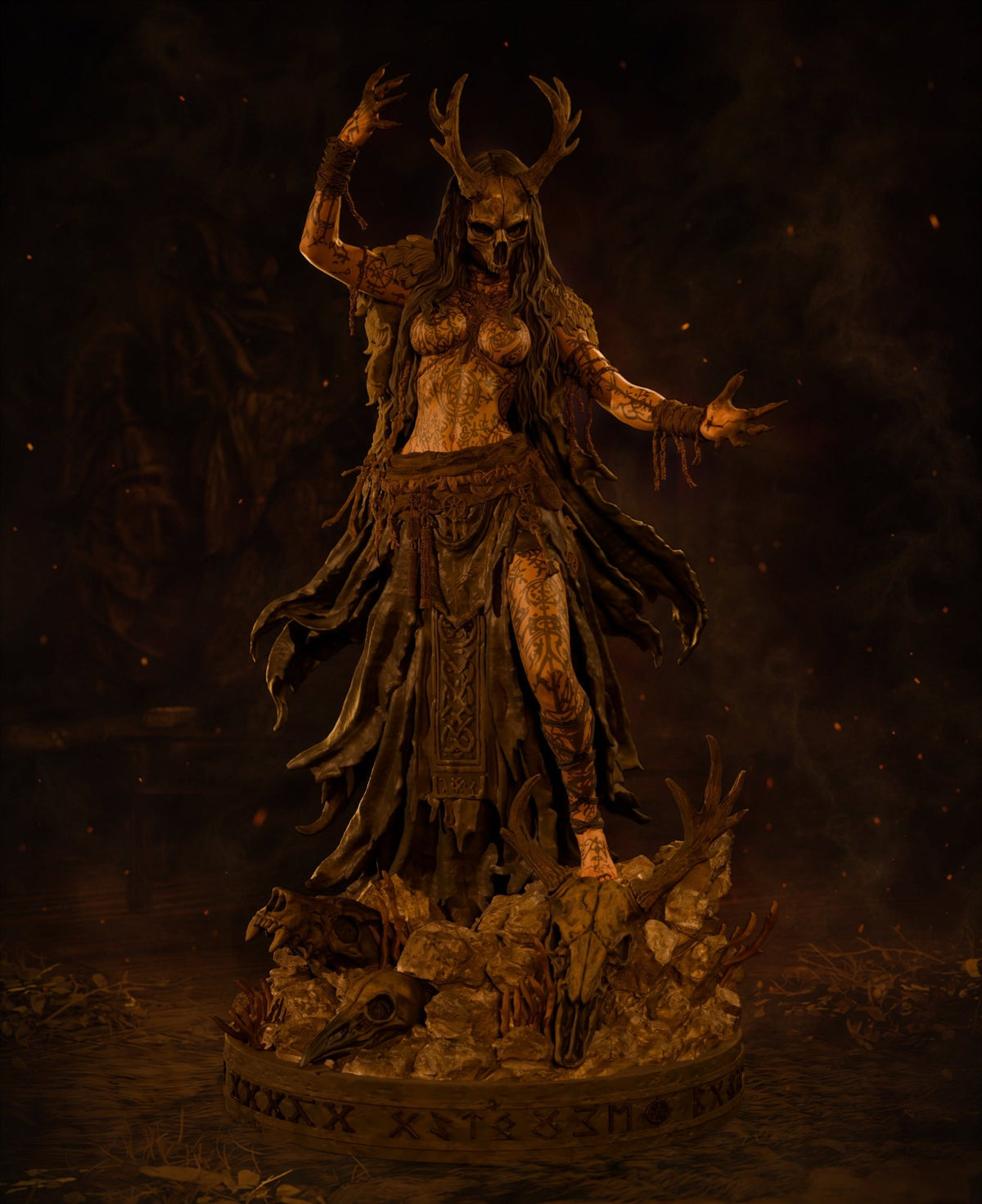 Norse Witch - CA 3D Studios - Dark Forge Arts