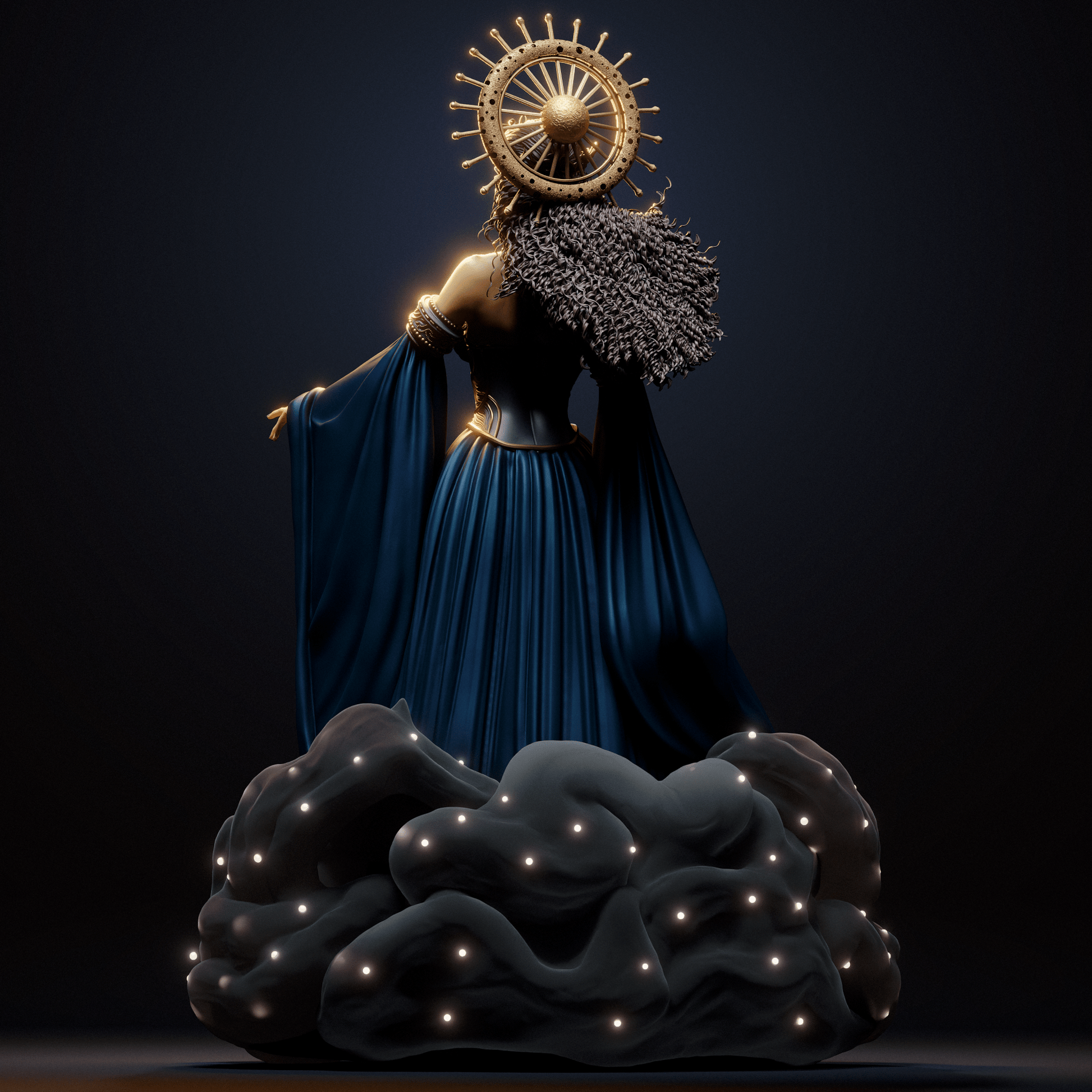 Nyx Goddess - CA 3D Studios - Dark Forge Arts