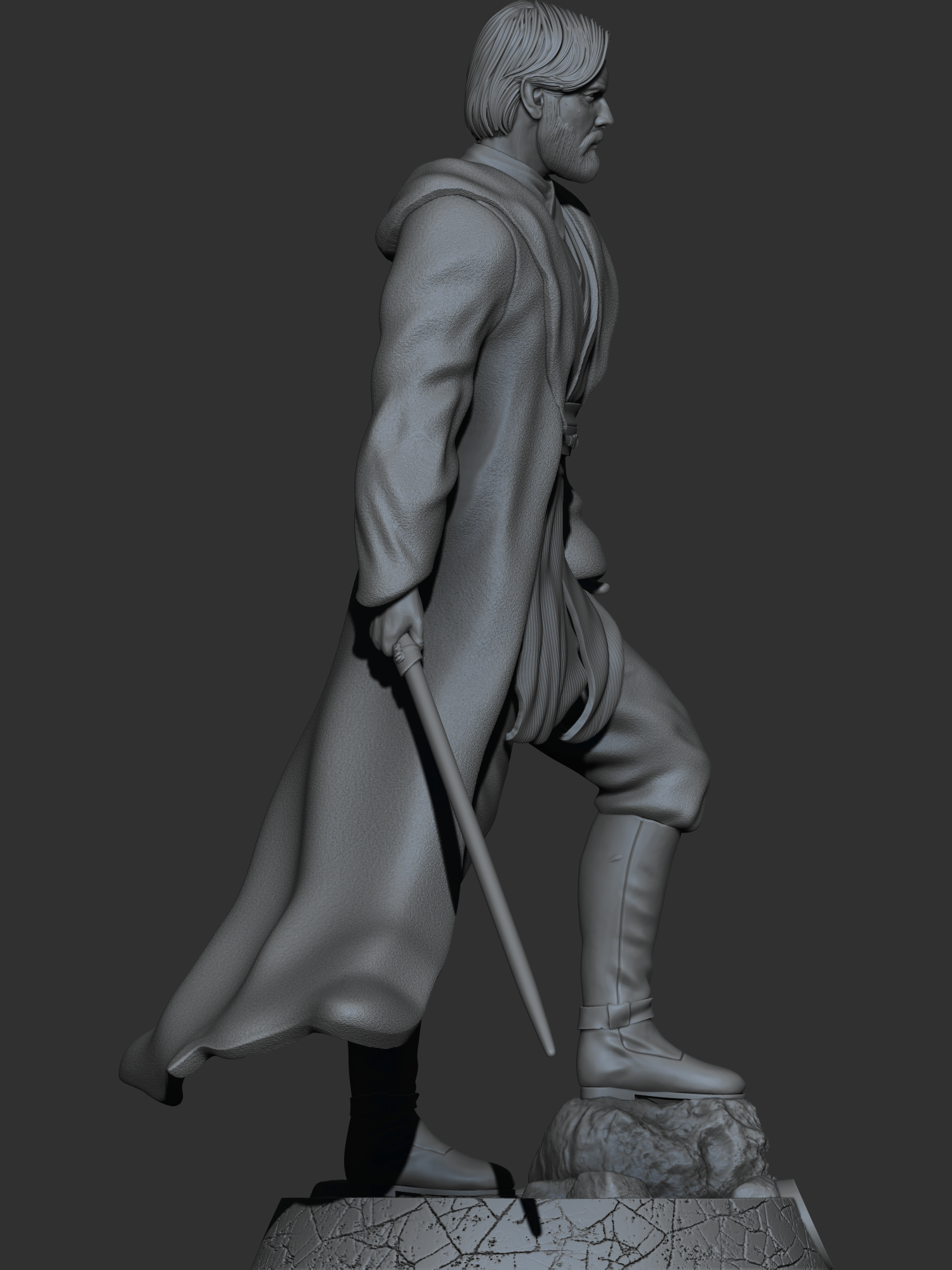 Obi - Wan Kenobi - CA 3D Studios - Dark Forge Arts