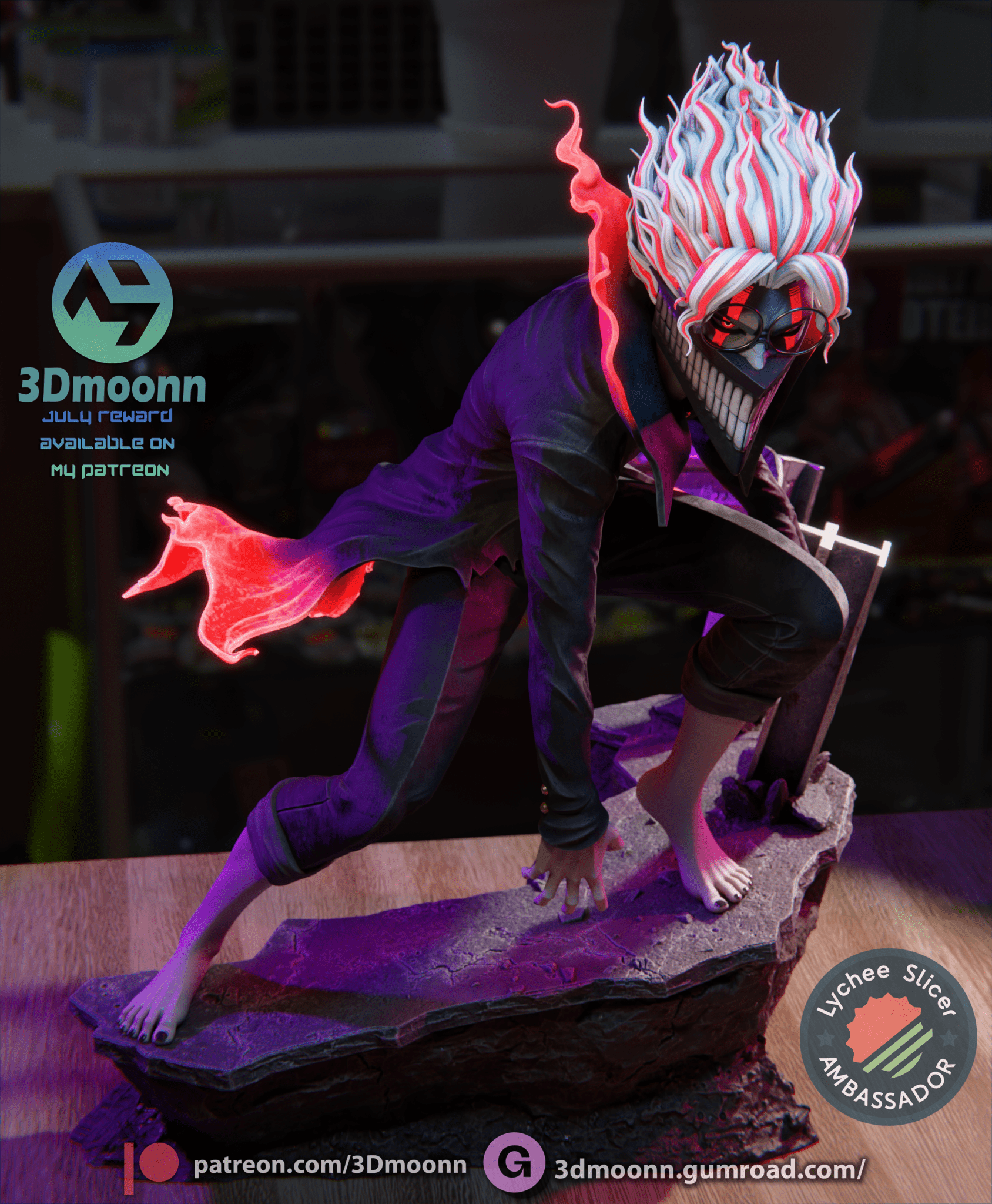 Okarun - 3DMoonn - Dark Forge Arts