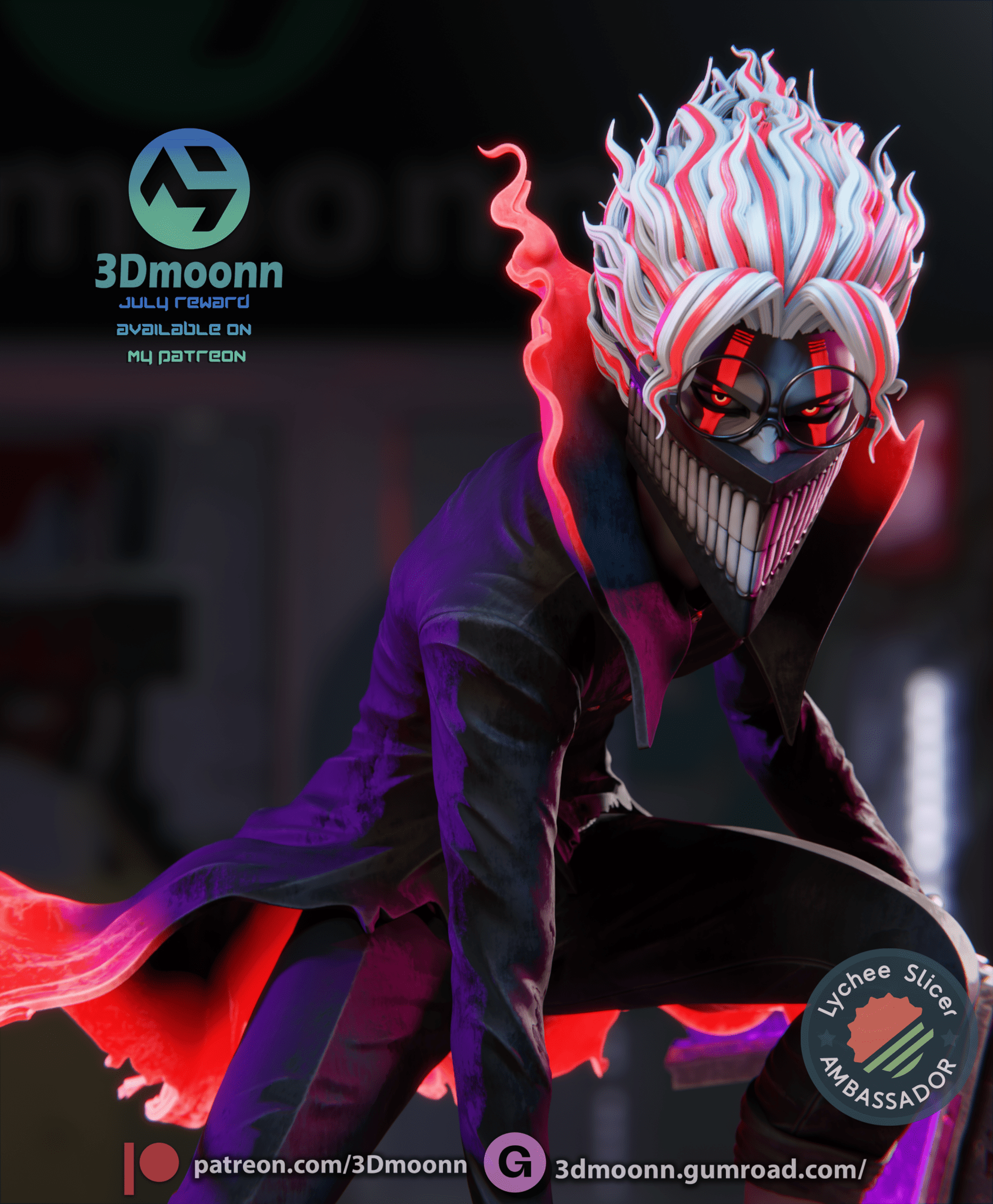Okarun - 3DMoonn - Dark Forge Arts