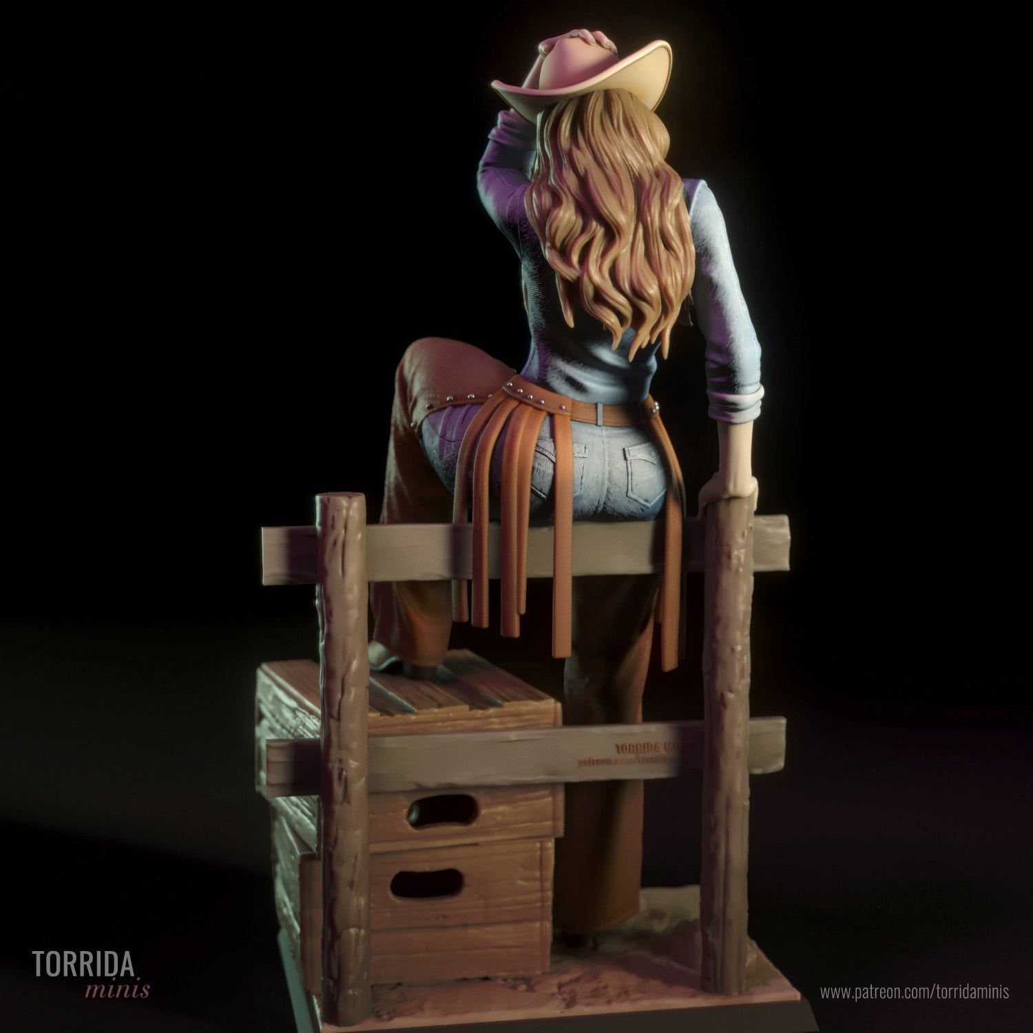 Pam The Cowgirl - Torrida Minis - Dark Forge Arts