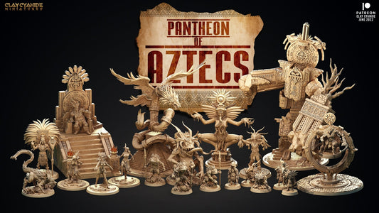 Pantheon of Aztecs - ClayCyanide - Dark Forge Arts