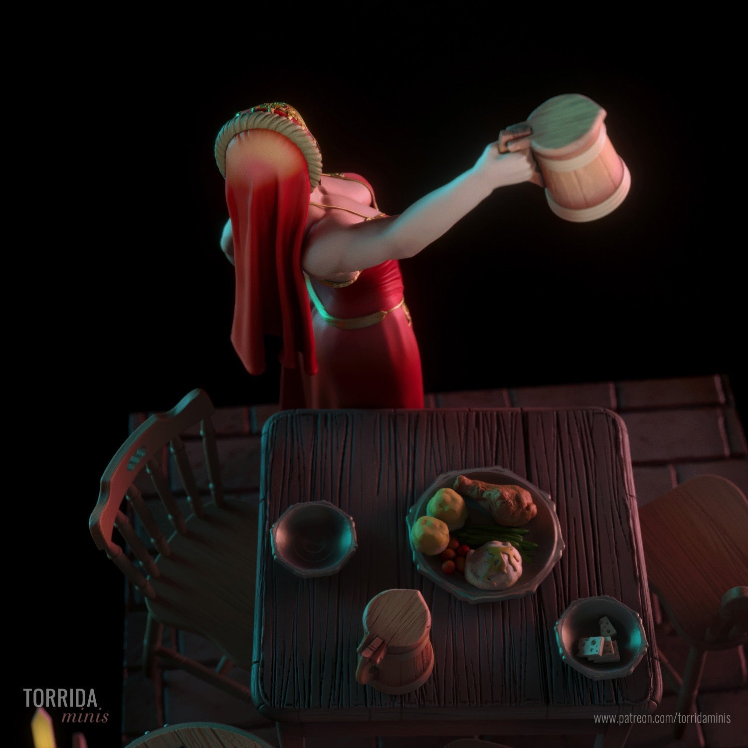 Pauline - Torrida Minis - Dark Forge Arts