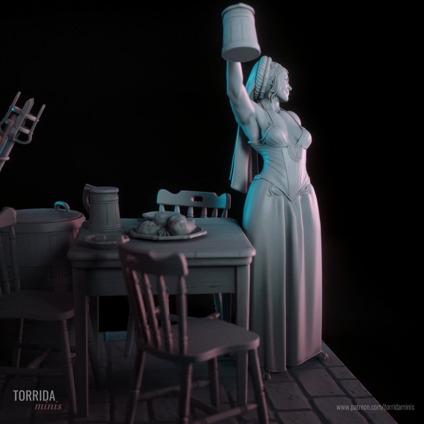 Pauline - Torrida Minis - Dark Forge Arts